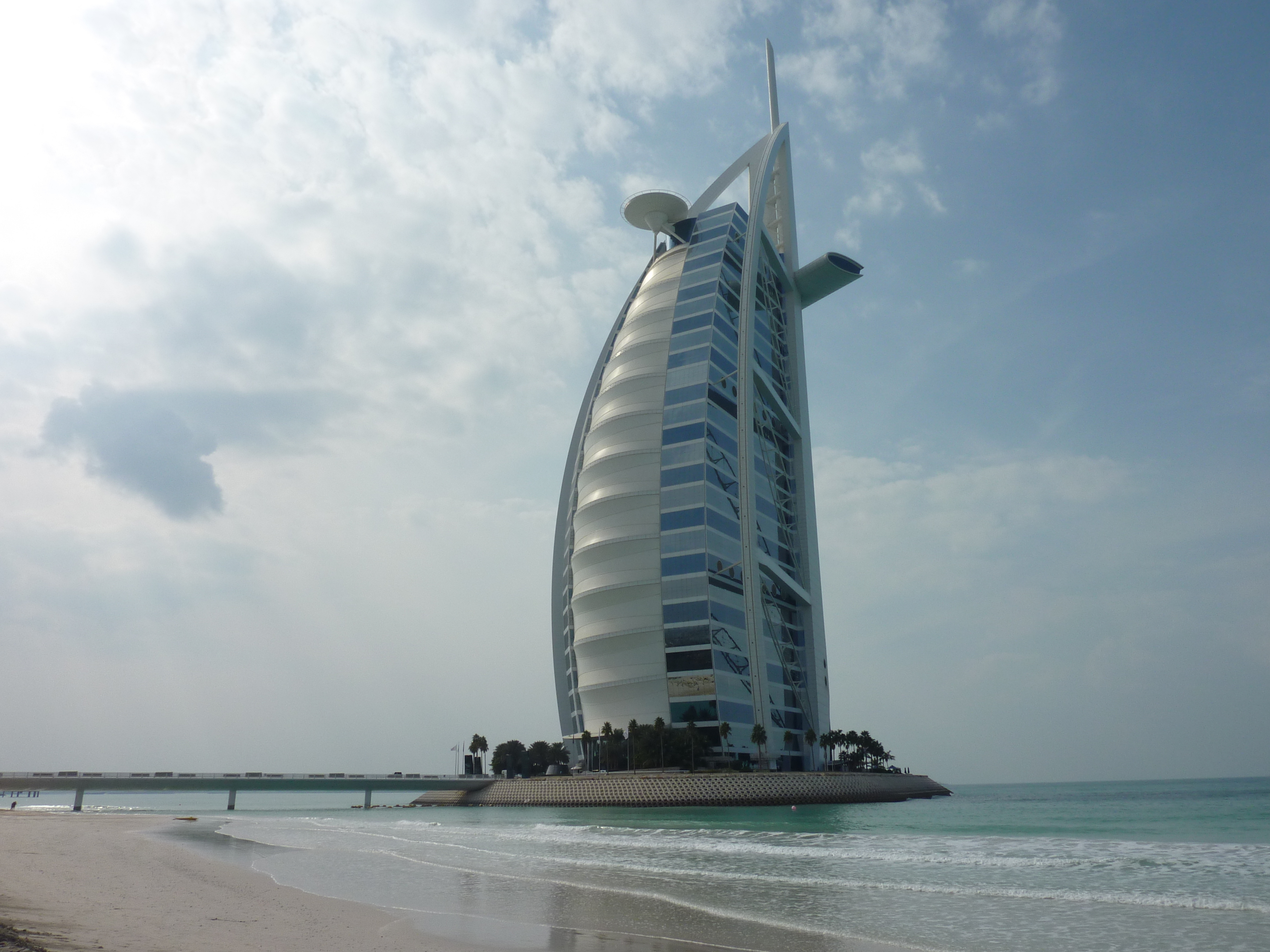 Picture United Arab Emirates Dubai Burj Al Arab Hotel 2009-12 29 - History Burj Al Arab Hotel