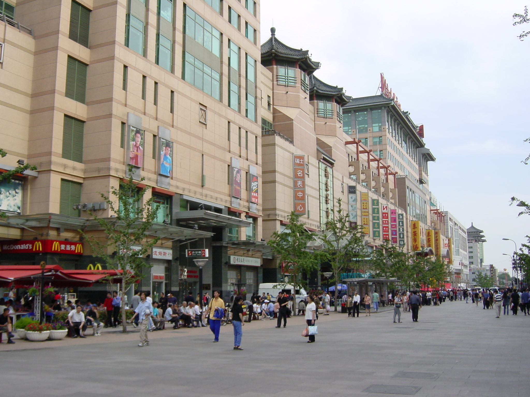 Picture China Beijing Wangfujing Street 2002-05 8 - Tours Wangfujing Street