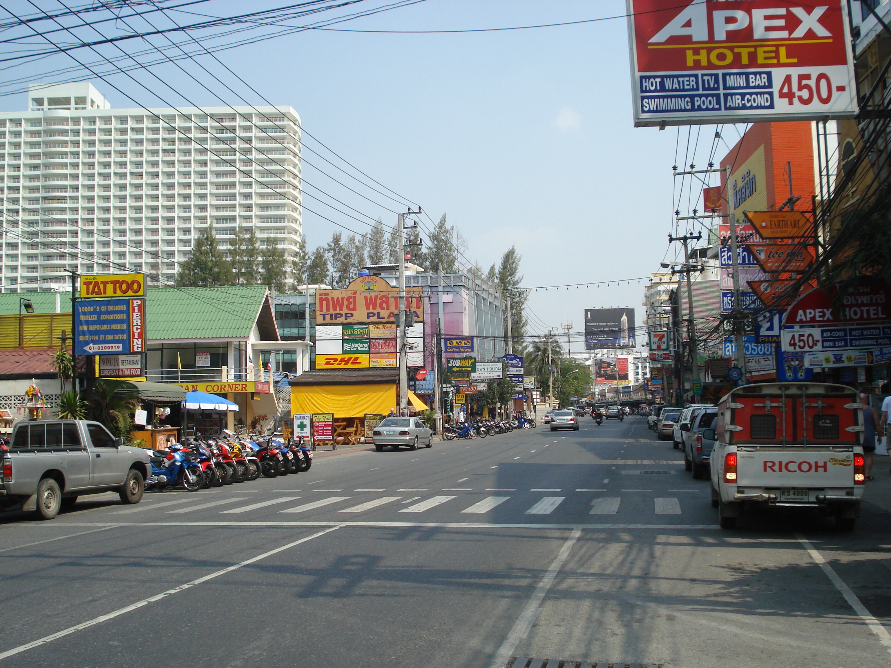 Picture Thailand Pattaya Pattaya 2nd road 2008-01 5 - Center Pattaya 2nd road