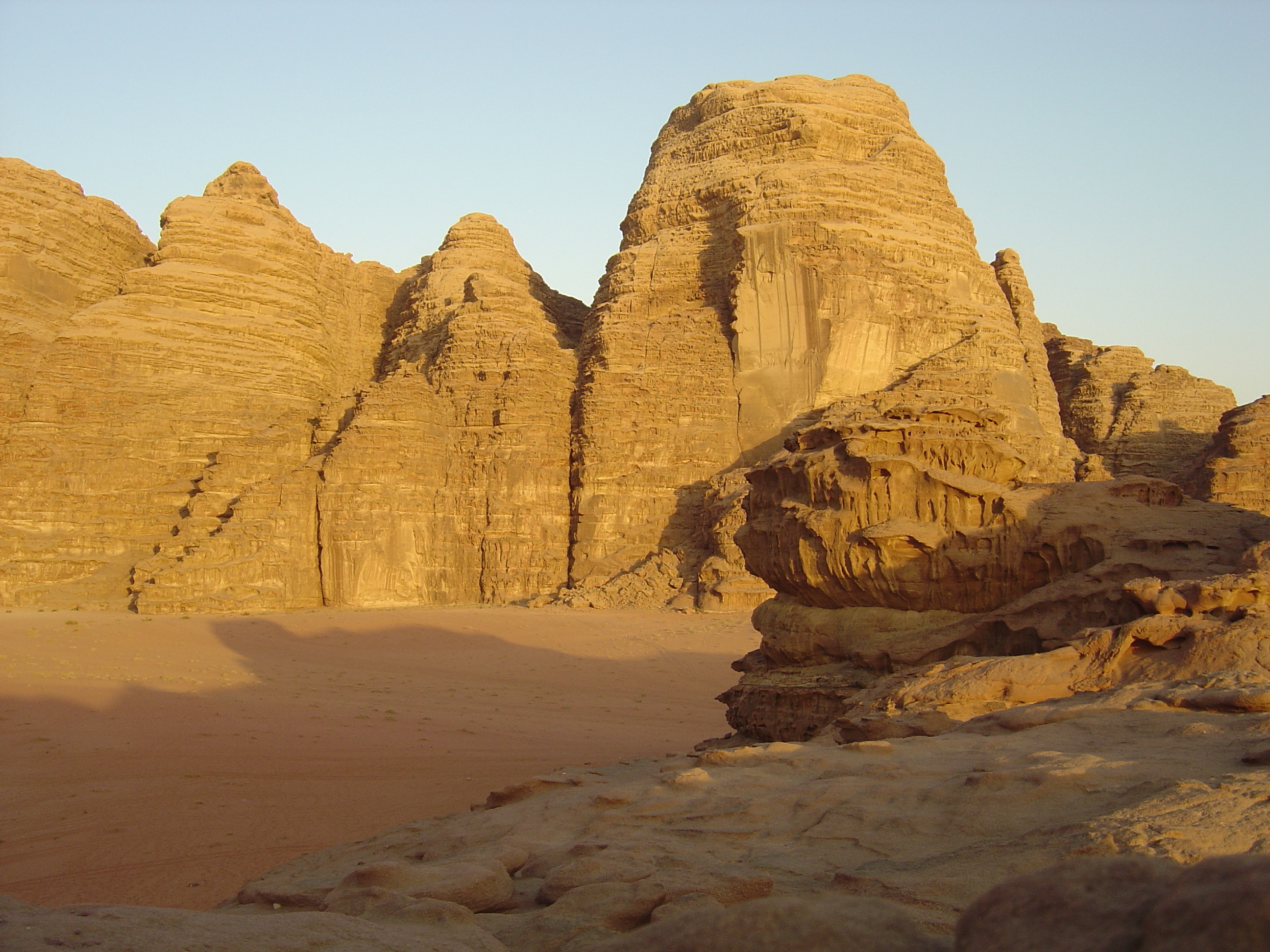 Picture Jordan Wadi Rum Desert 2004-10 21 - History Wadi Rum Desert