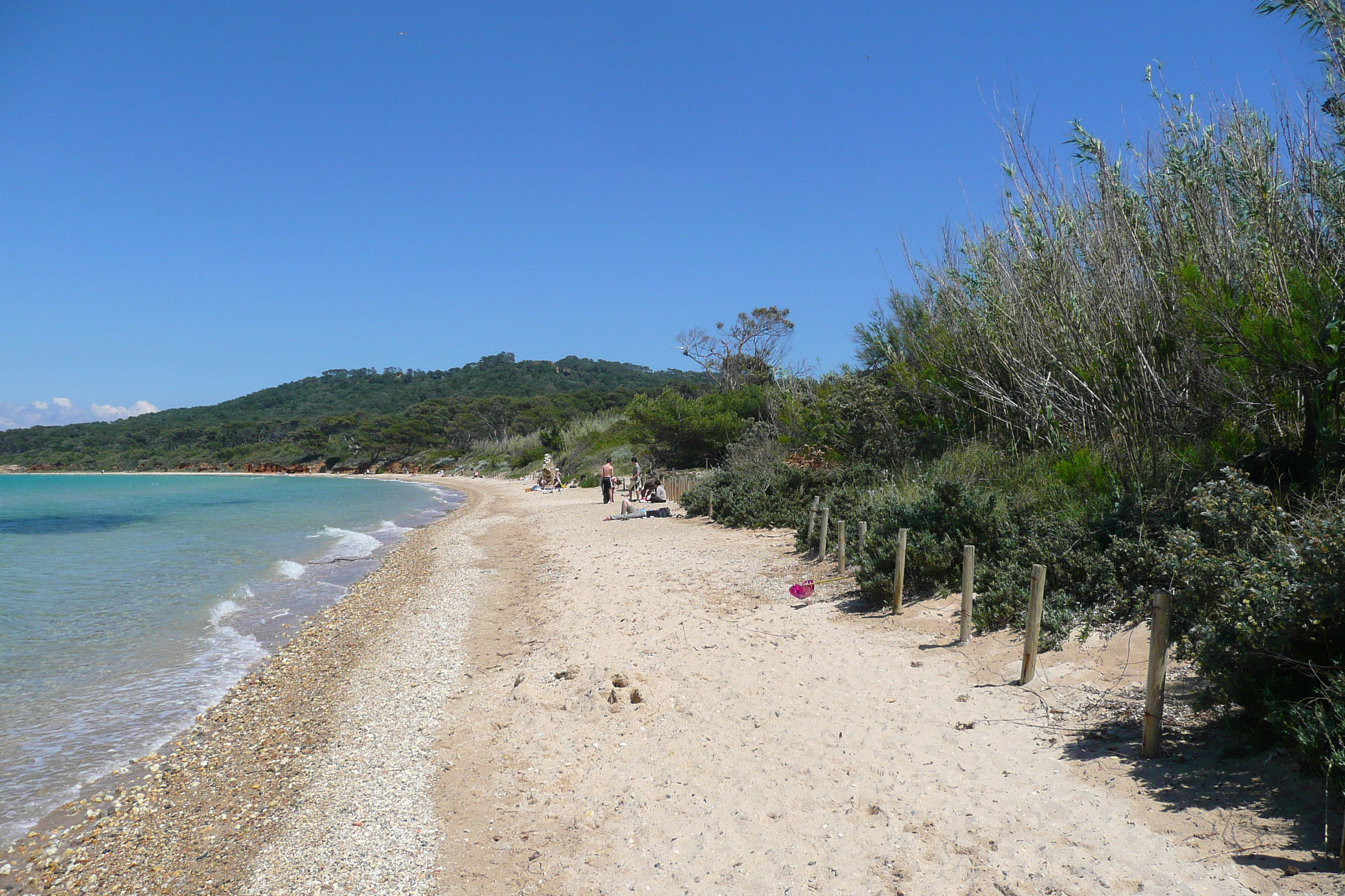 Picture France Porquerolles Island Courtade beach 2008-05 8 - Tours Courtade beach