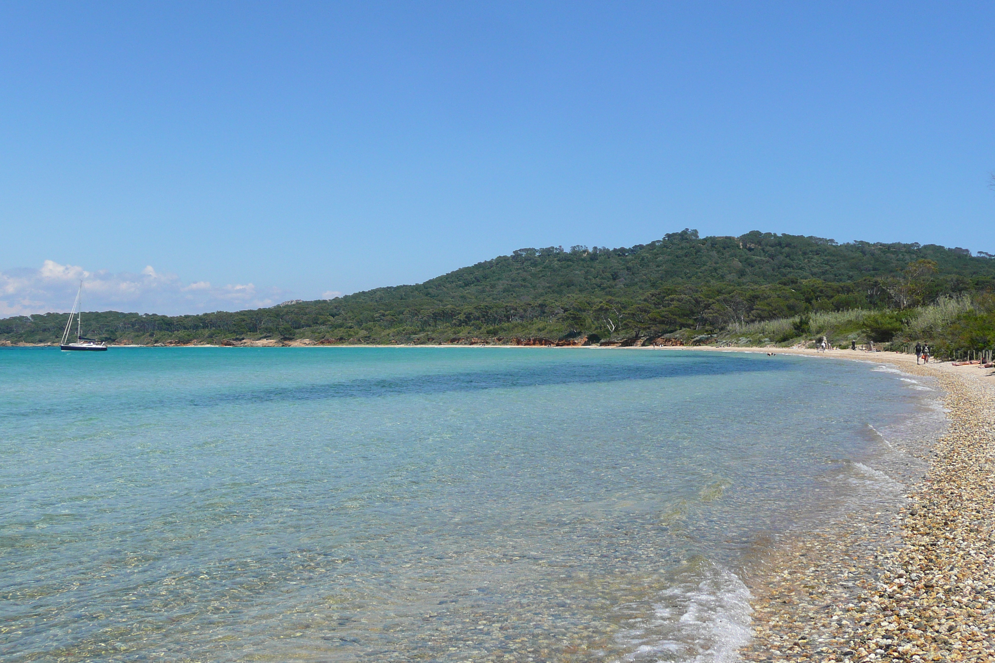 Picture France Porquerolles Island Courtade beach 2008-05 36 - Center Courtade beach