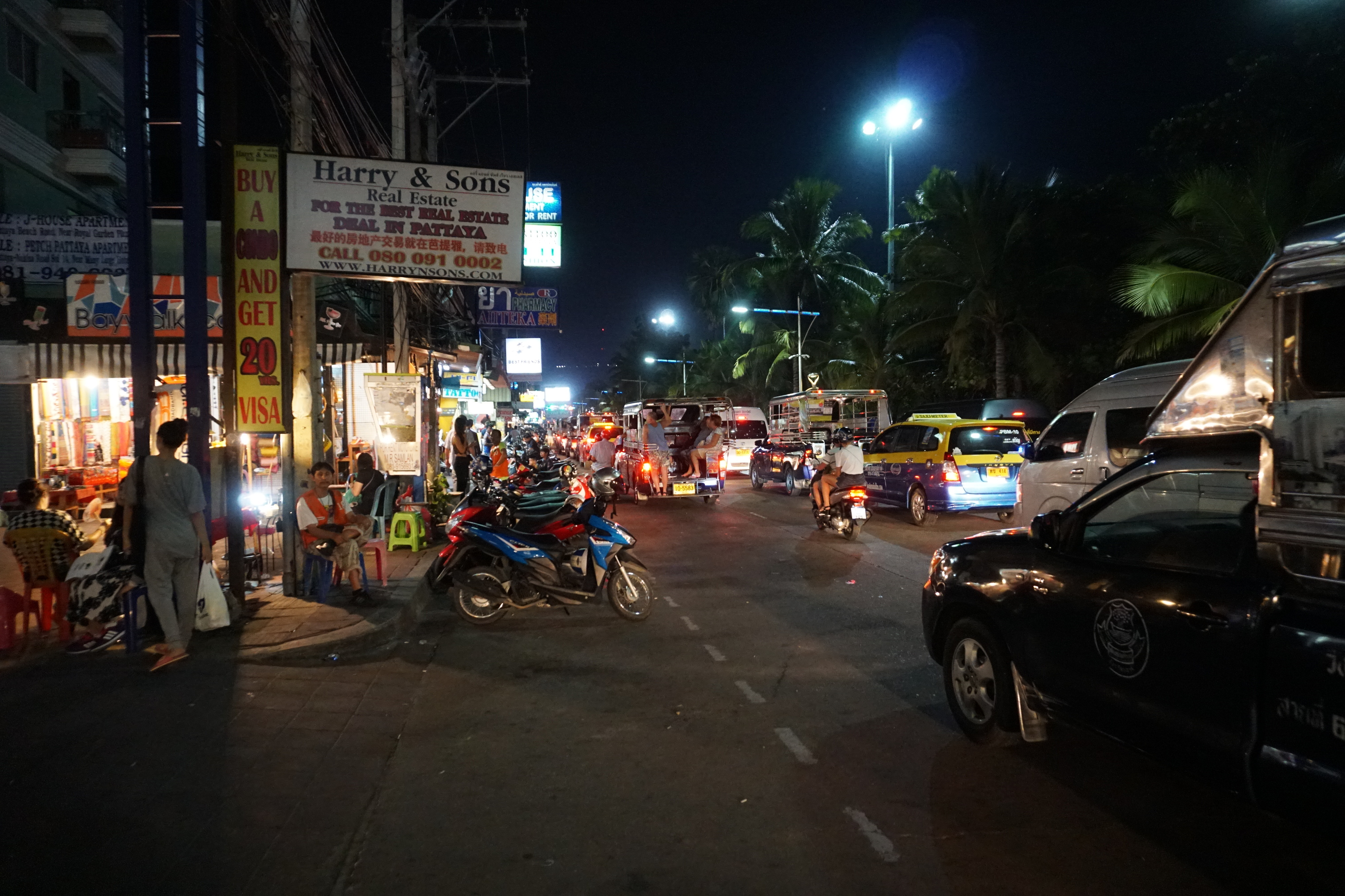 Picture Thailand Pattaya Beach road 2016-12 0 - Tours Beach road