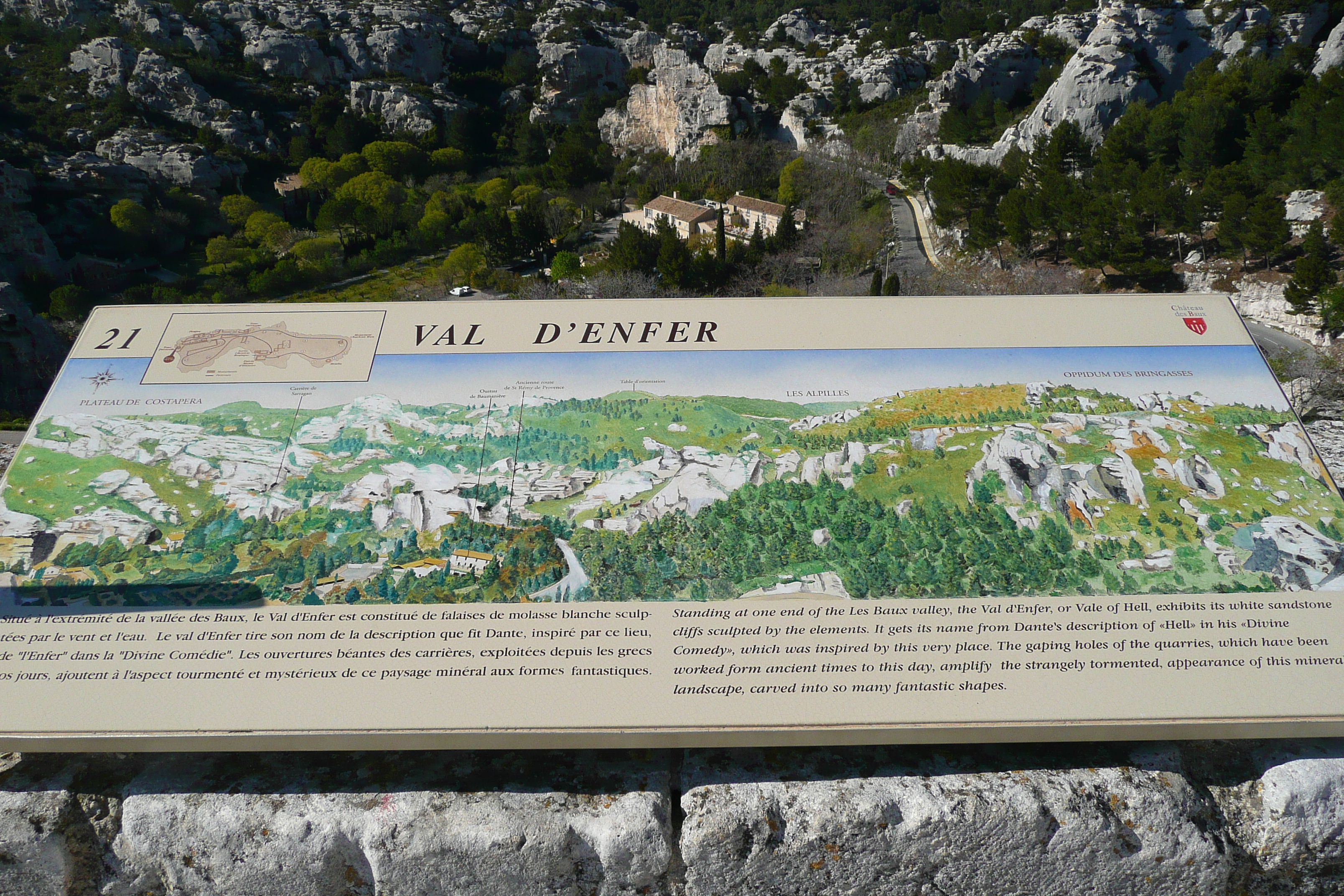 Picture France Baux de Provence Baux de Provence Castle 2008-04 0 - Center Baux de Provence Castle