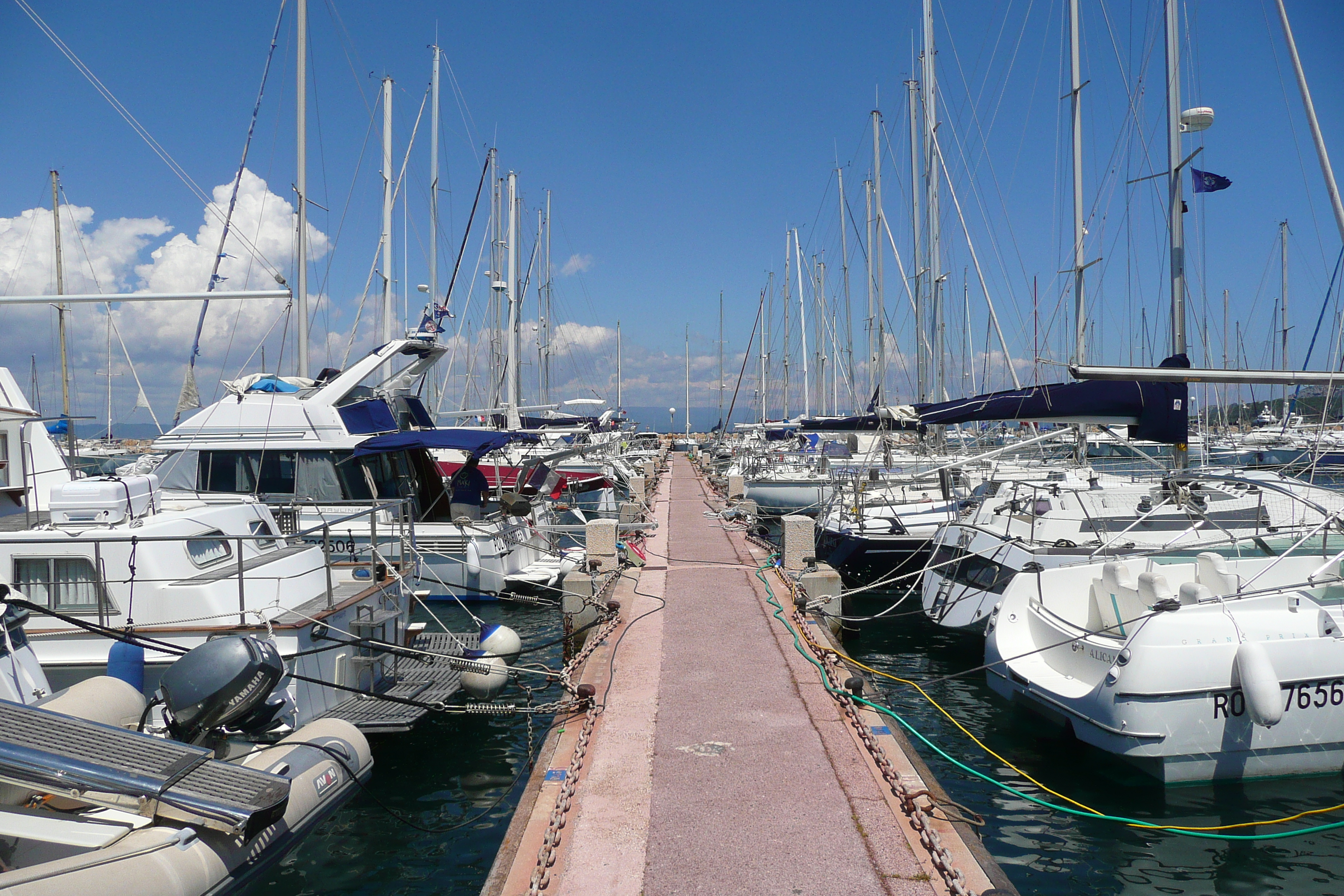 Picture France Porquerolles Island Porquerolles harbour 2008-05 20 - History Porquerolles harbour