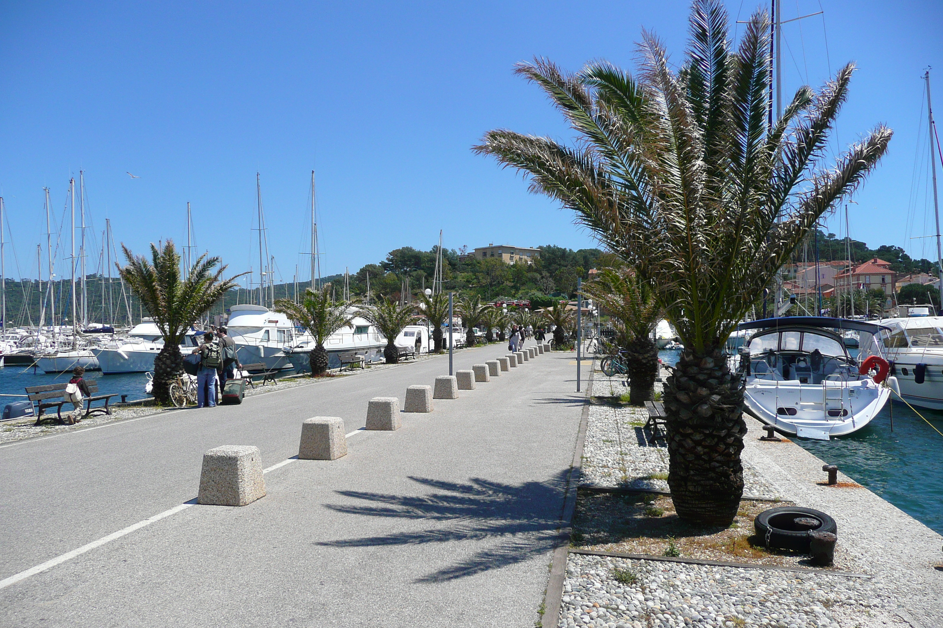 Picture France Porquerolles Island Porquerolles harbour 2008-05 24 - Tours Porquerolles harbour