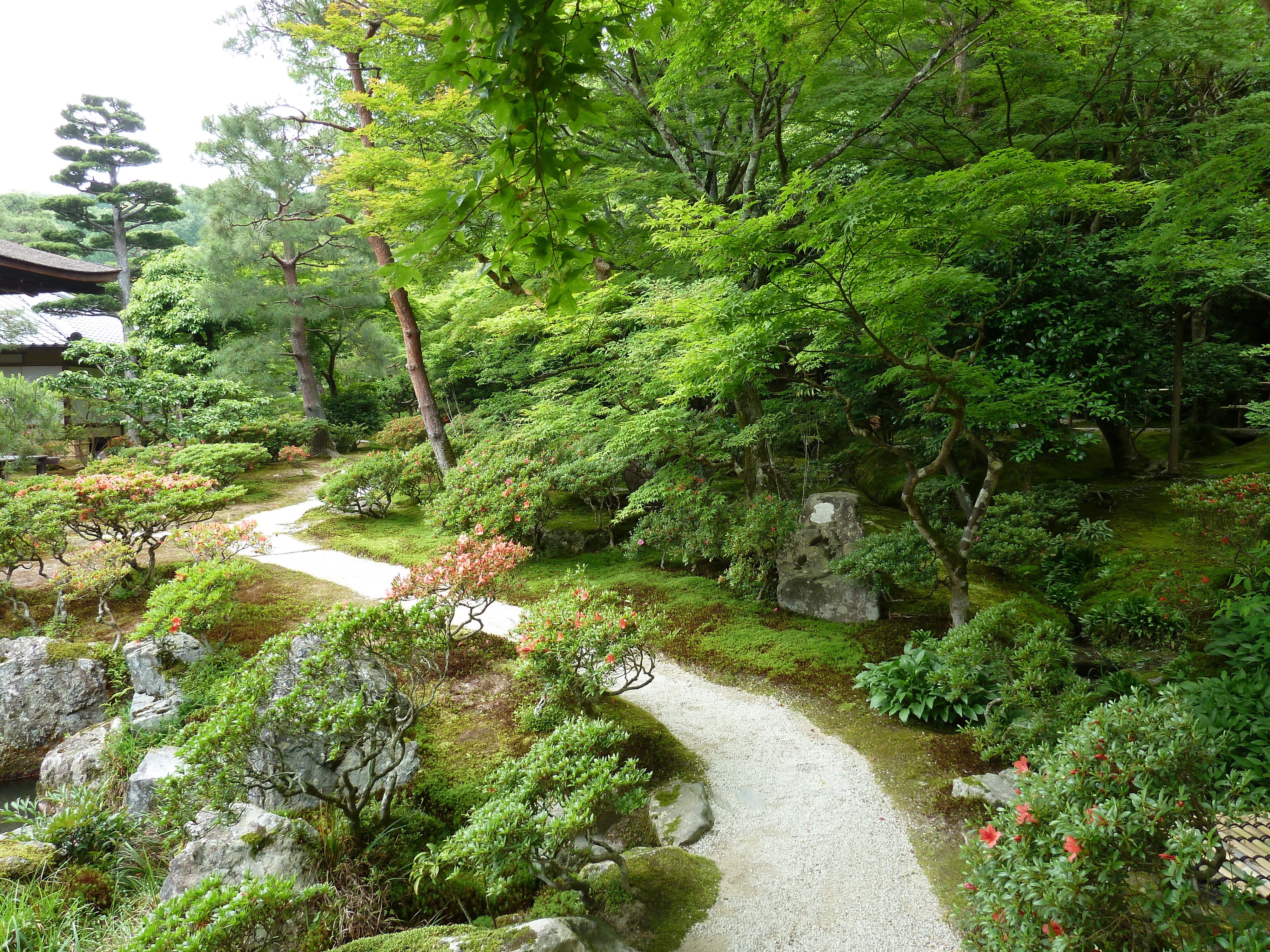 Picture Japan Kyoto Ginkakuji Temple(Silver Pavilion) 2010-06 55 - Recreation Ginkakuji Temple(Silver Pavilion)