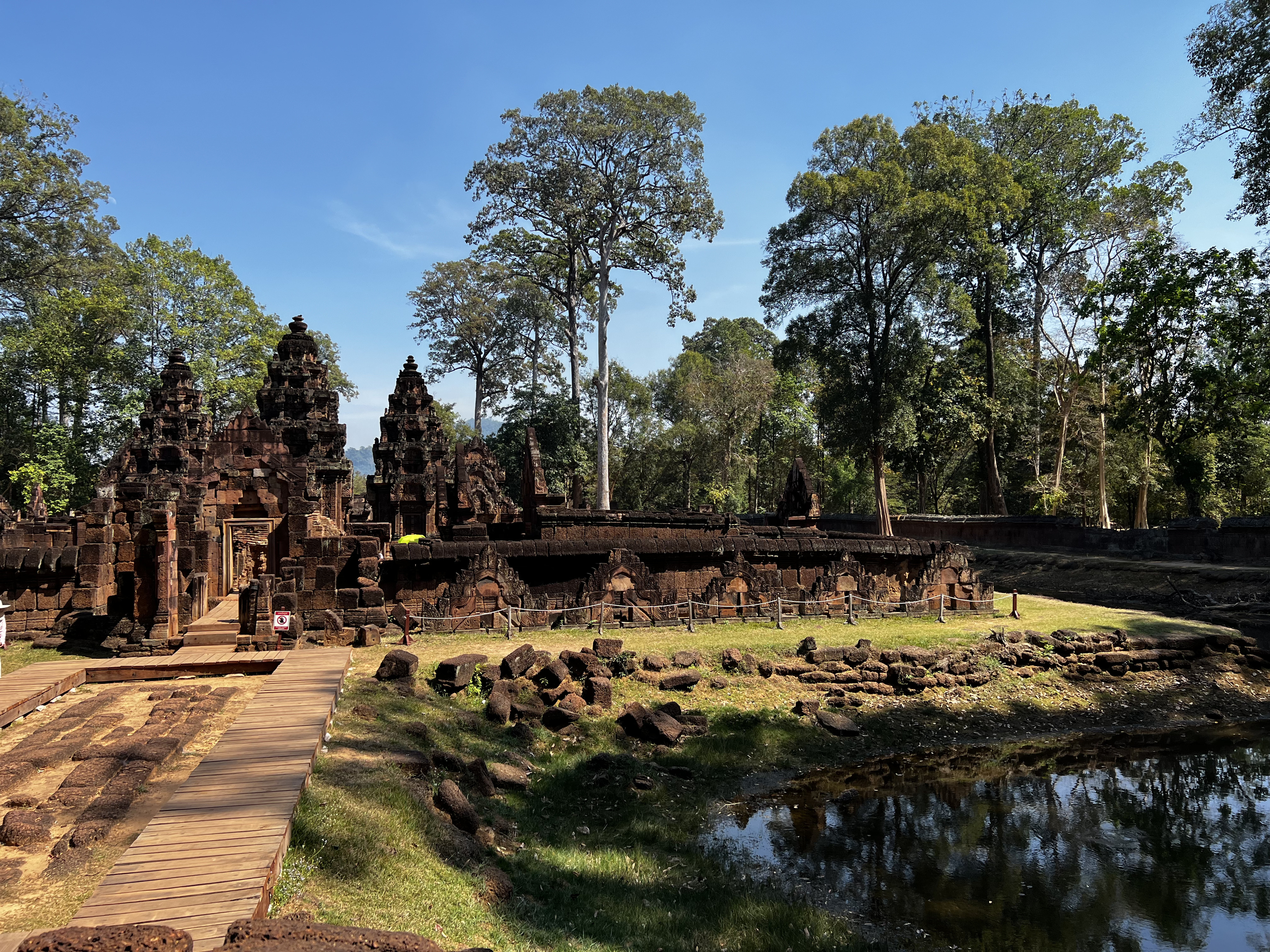 Picture Cambodia Siem Reap ⁨Banteay Srei⁩ 2023-01 26 - Center ⁨Banteay Srei⁩