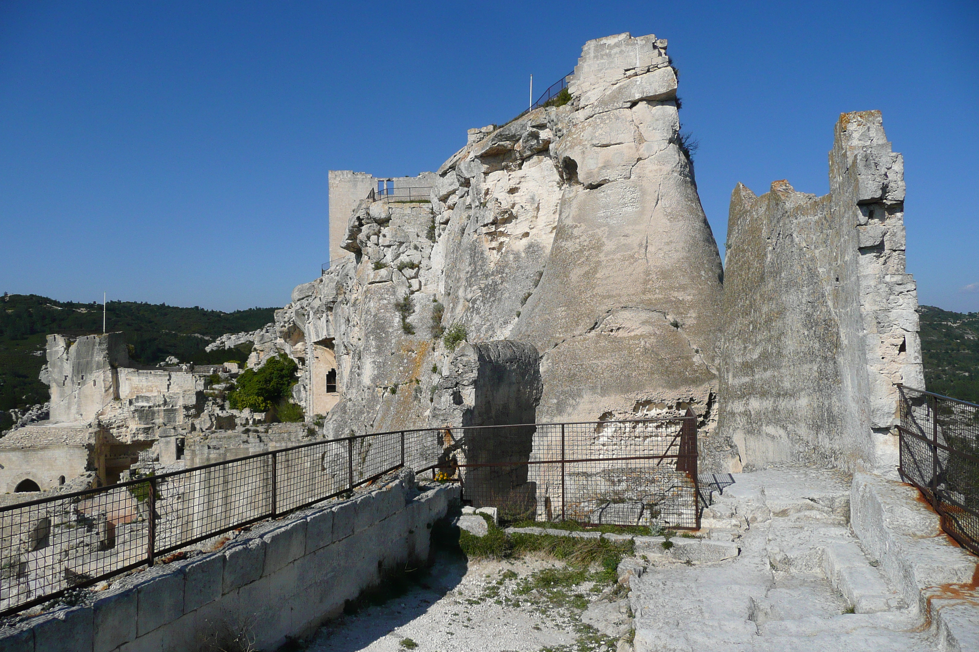 Picture France Baux de Provence Baux de Provence Castle 2008-04 27 - Center Baux de Provence Castle