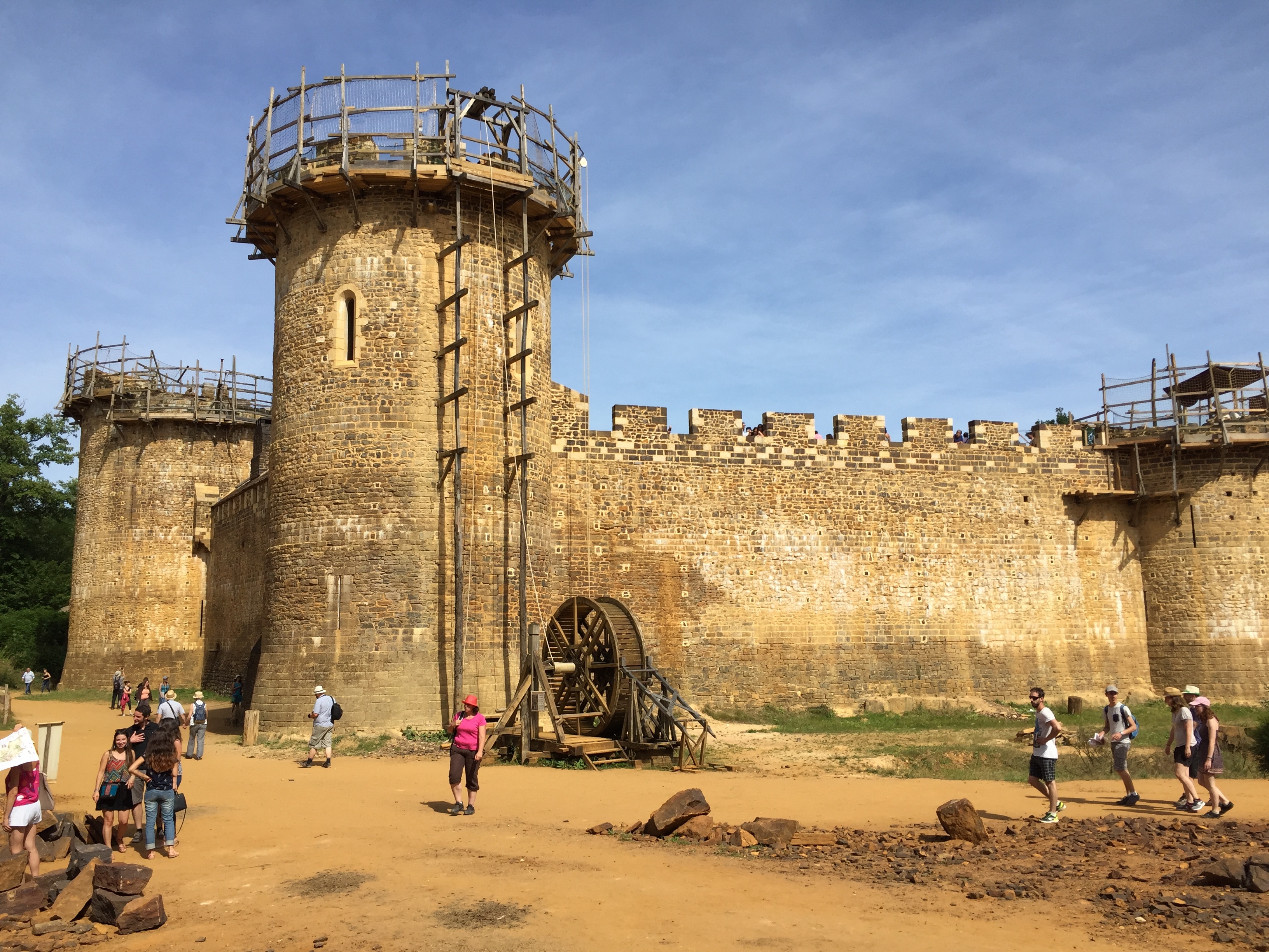 Picture France Guedelon 2017-07 6 - Center Guedelon