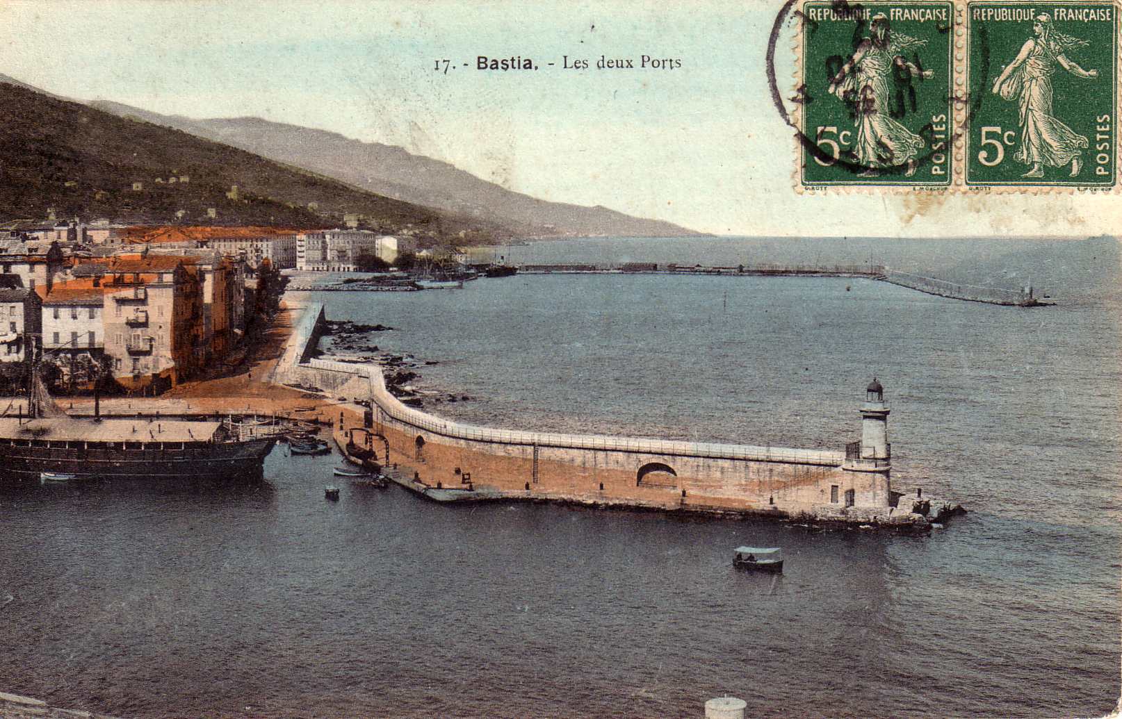 Picture France Corsica Old Postcards bastia 1900-01 168 - Center bastia