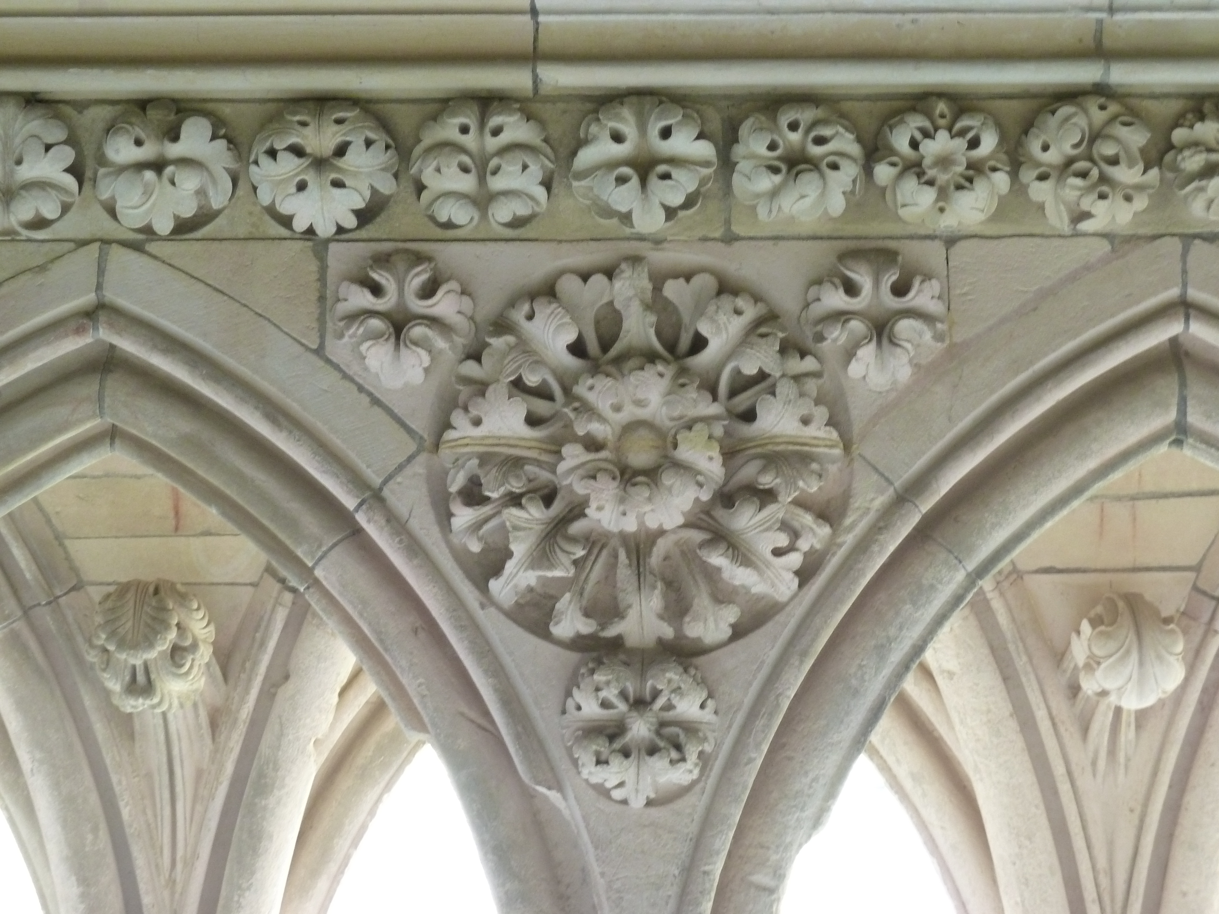 Picture France Mont St Michel Mont St Michel Abbey Cloister 2010-04 77 - Journey Mont St Michel Abbey Cloister