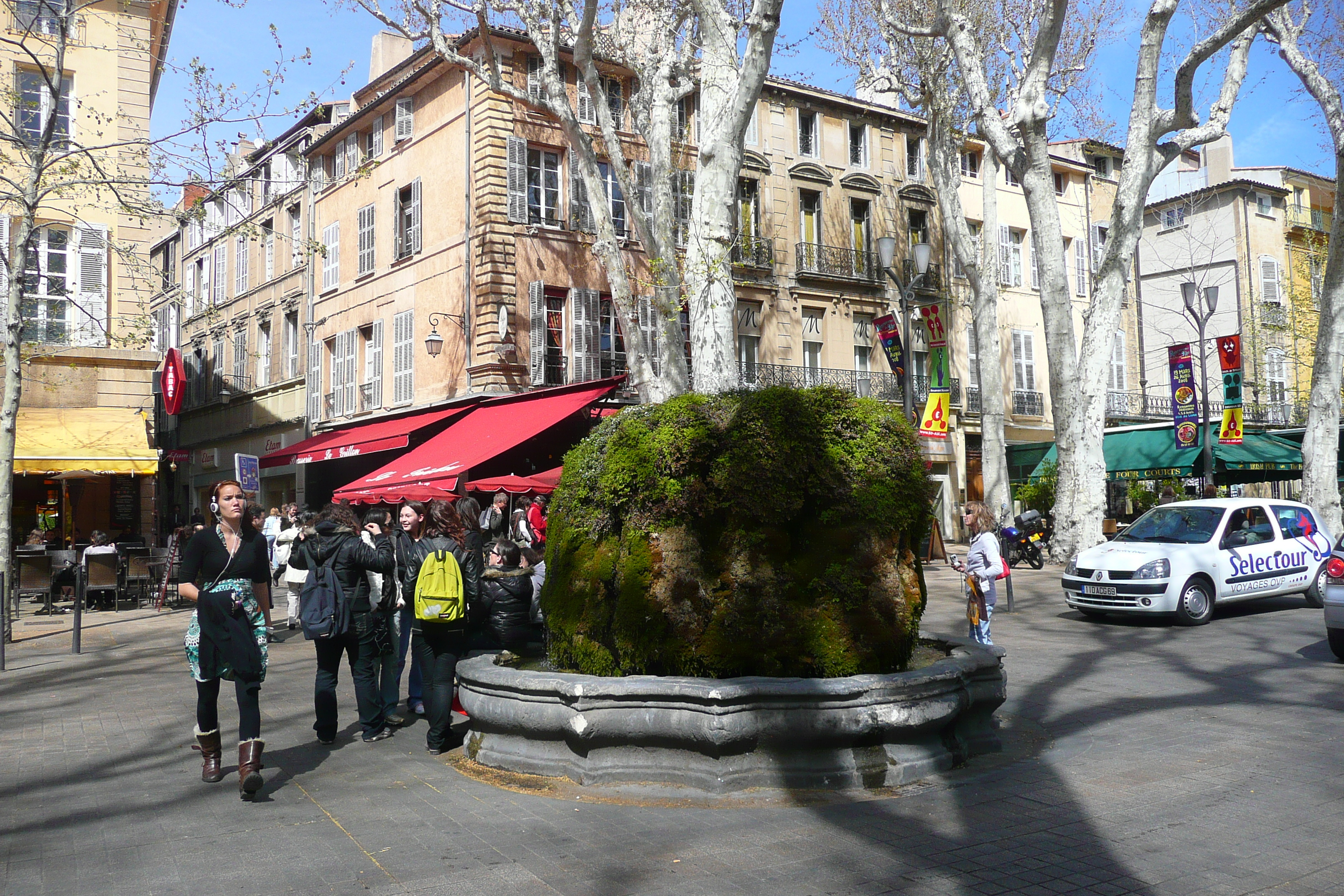 Picture France Aix en Provence Cours Mirabeau 2008-04 14 - Center Cours Mirabeau