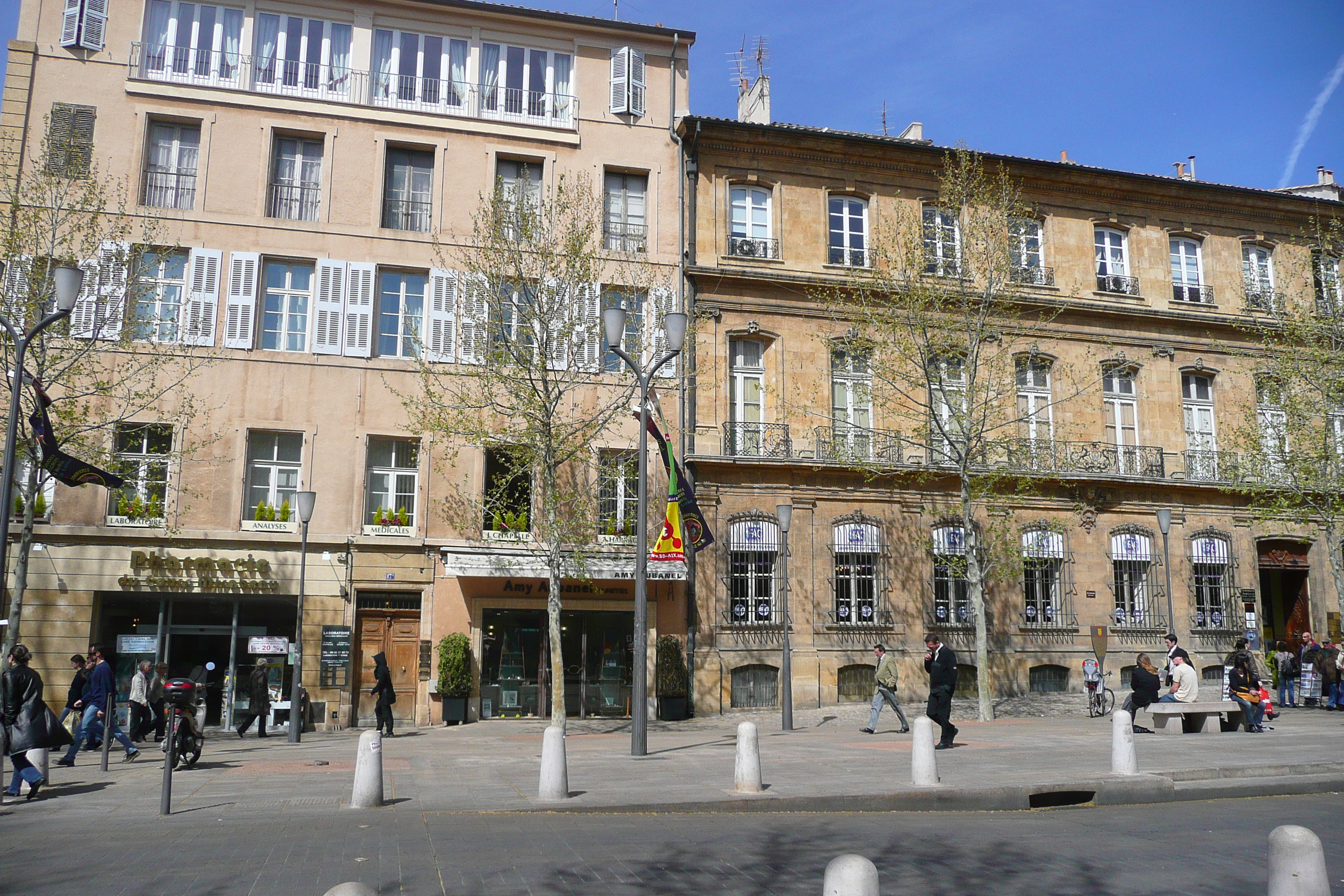 Picture France Aix en Provence Cours Mirabeau 2008-04 2 - Center Cours Mirabeau