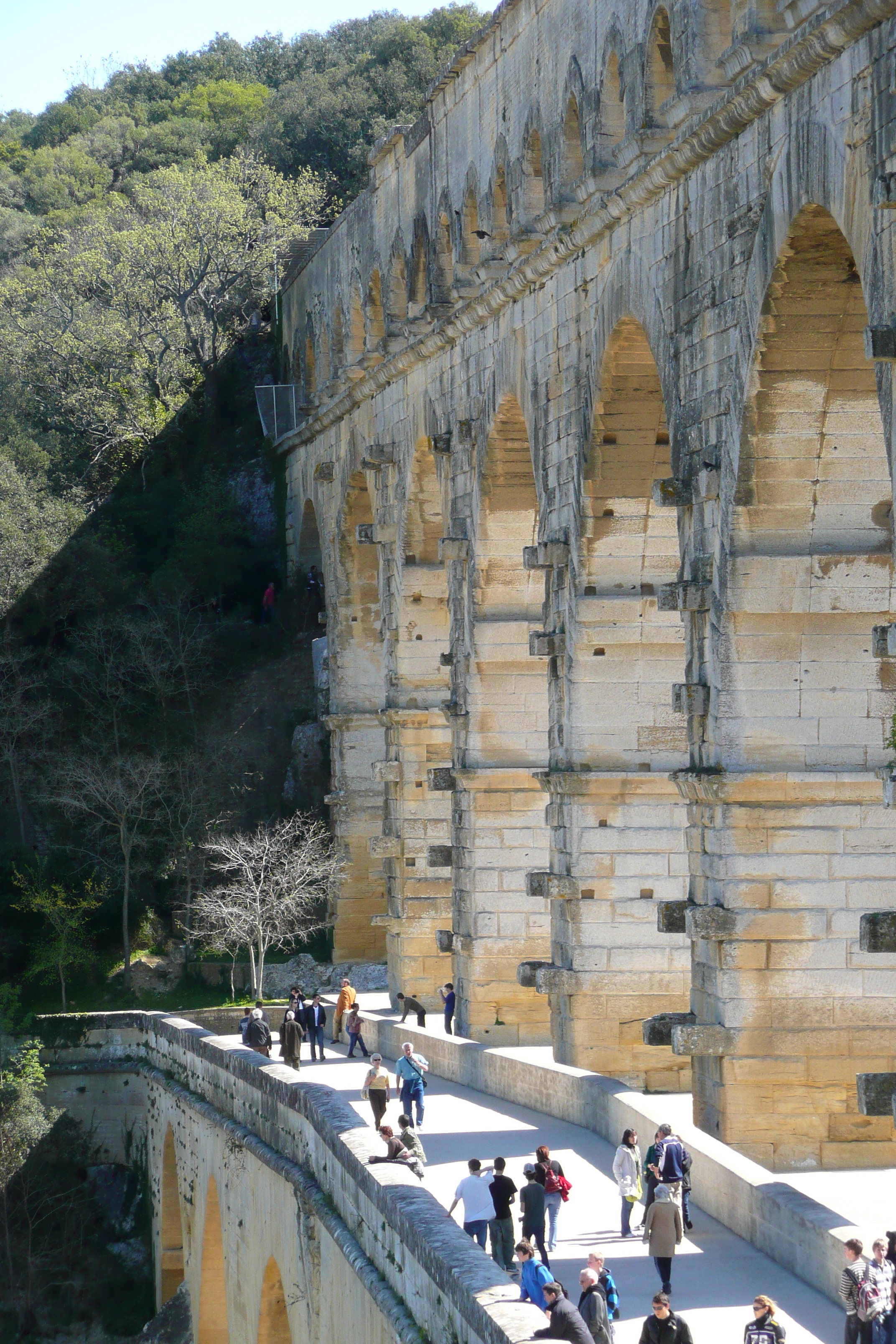 Picture France Pont du Gard 2008-04 83 - Recreation Pont du Gard