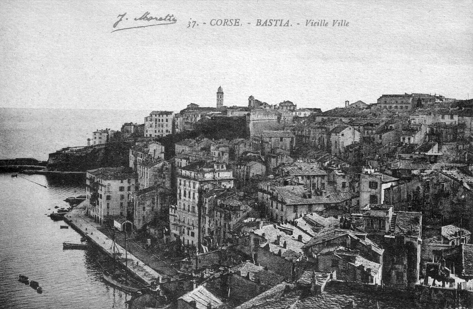 Picture France Corsica Old Postcards bastia 1900-01 119 - Center bastia