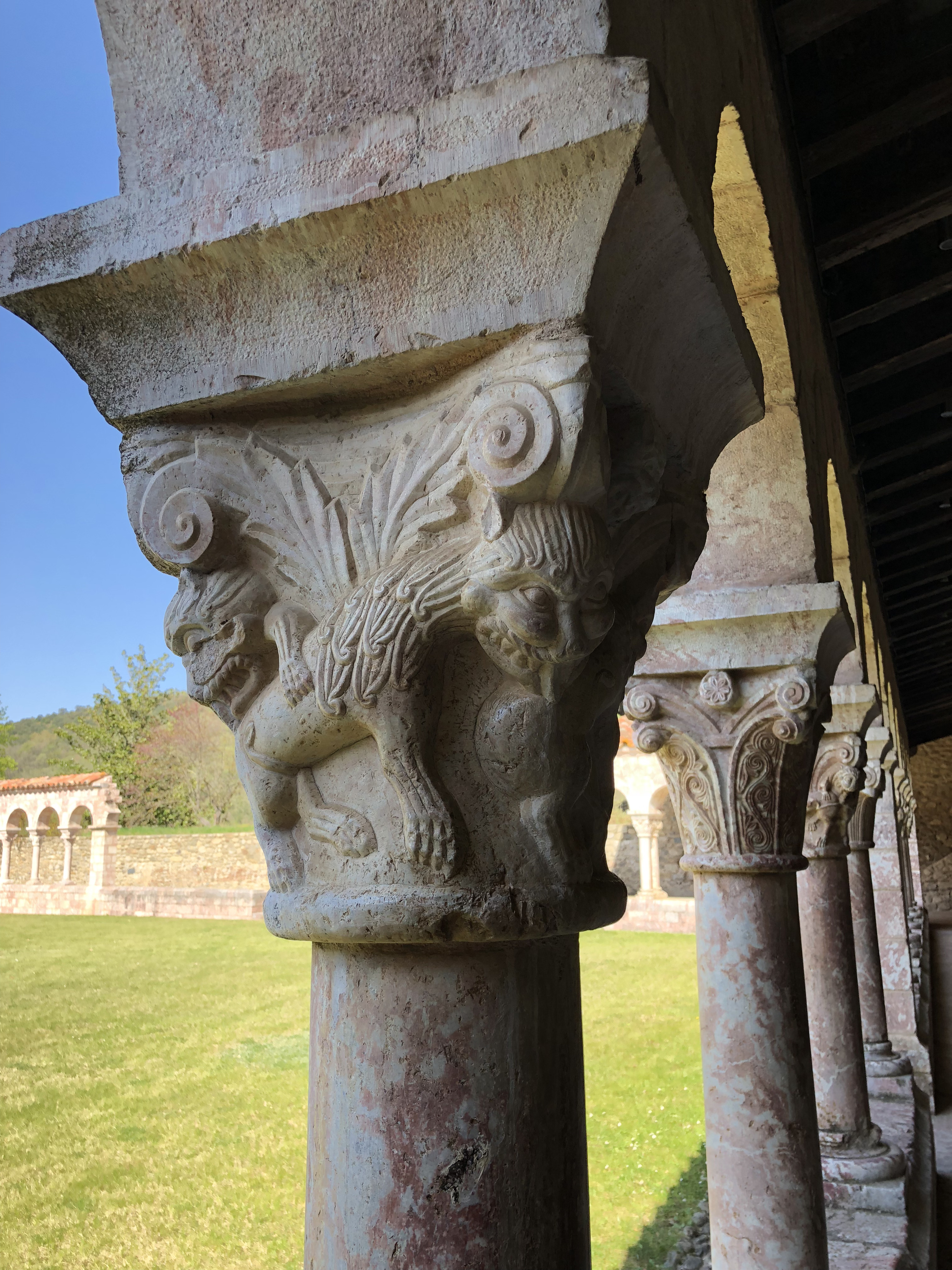 Picture France Abbaye Saint-Michel de Cuxa 2018-04 54 - Tour Abbaye Saint-Michel de Cuxa