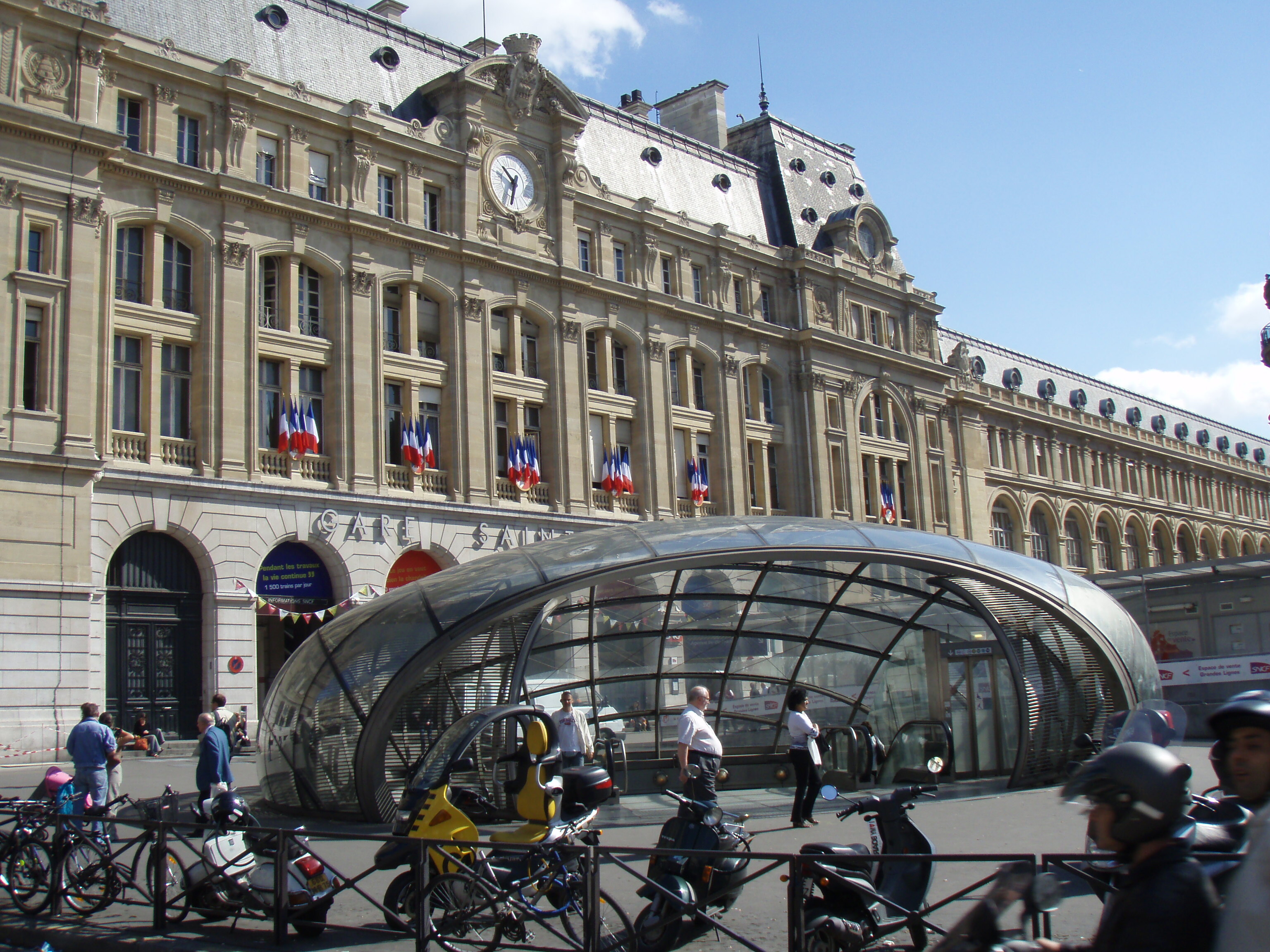 Picture France Paris Gare St Lazarre 2007-07 14 - History Gare St Lazarre