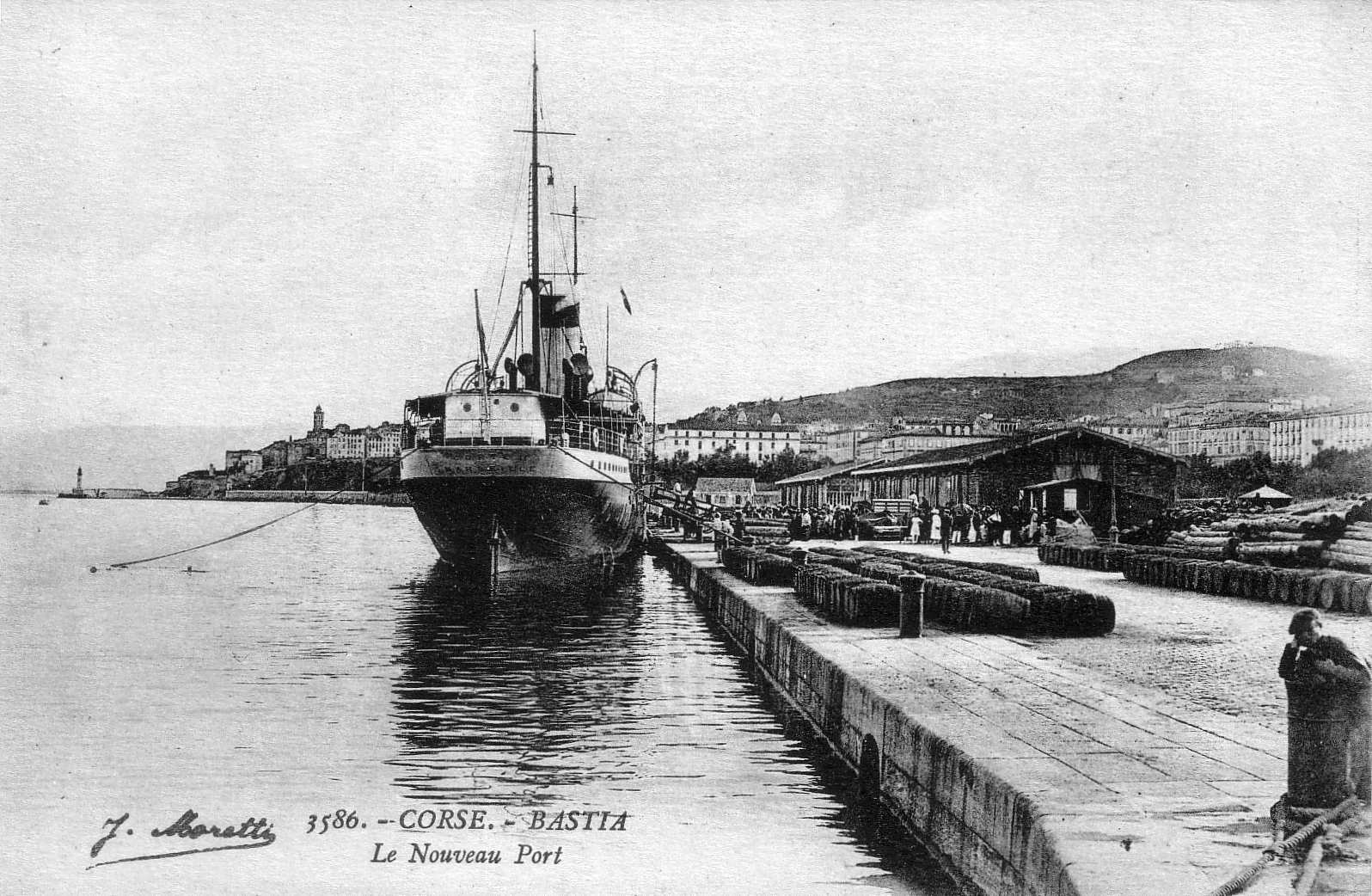 Picture France Corsica Old Postcards bastia 1900-01 93 - Center bastia