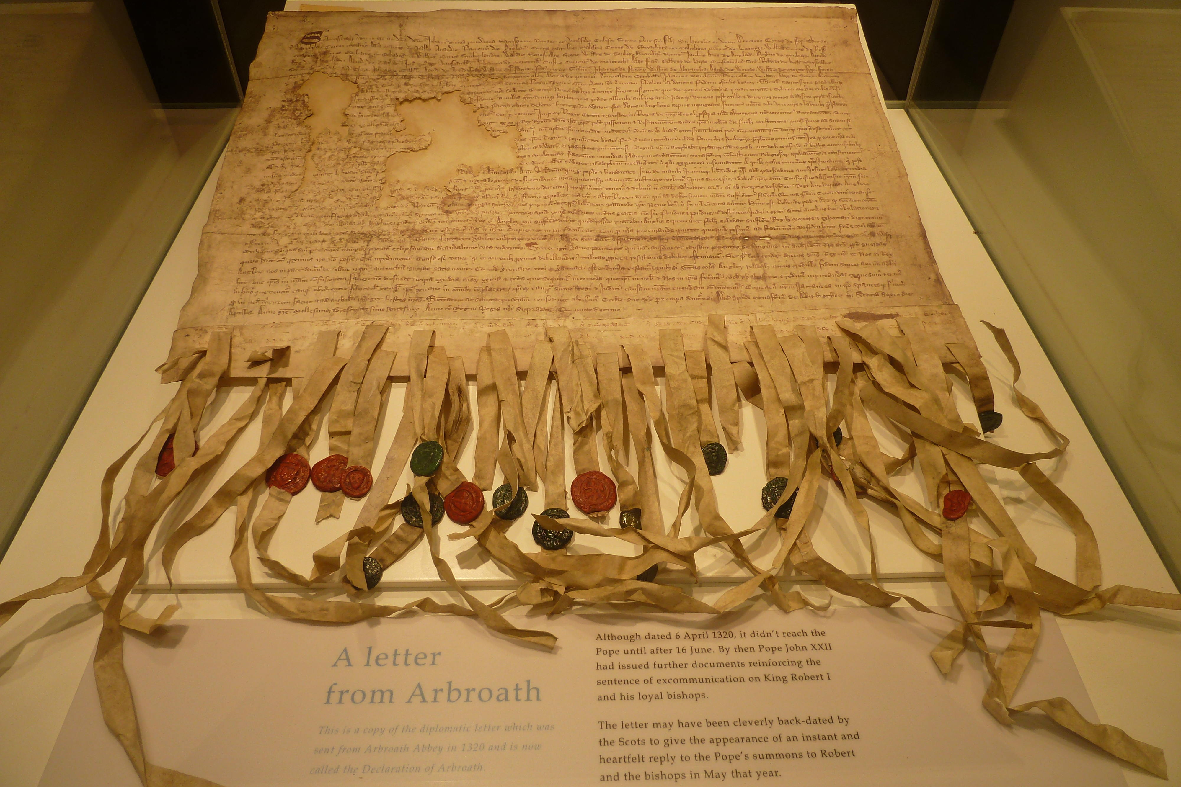 Picture United Kingdom Scotland Arbroath Abbey 2011-07 49 - History Arbroath Abbey