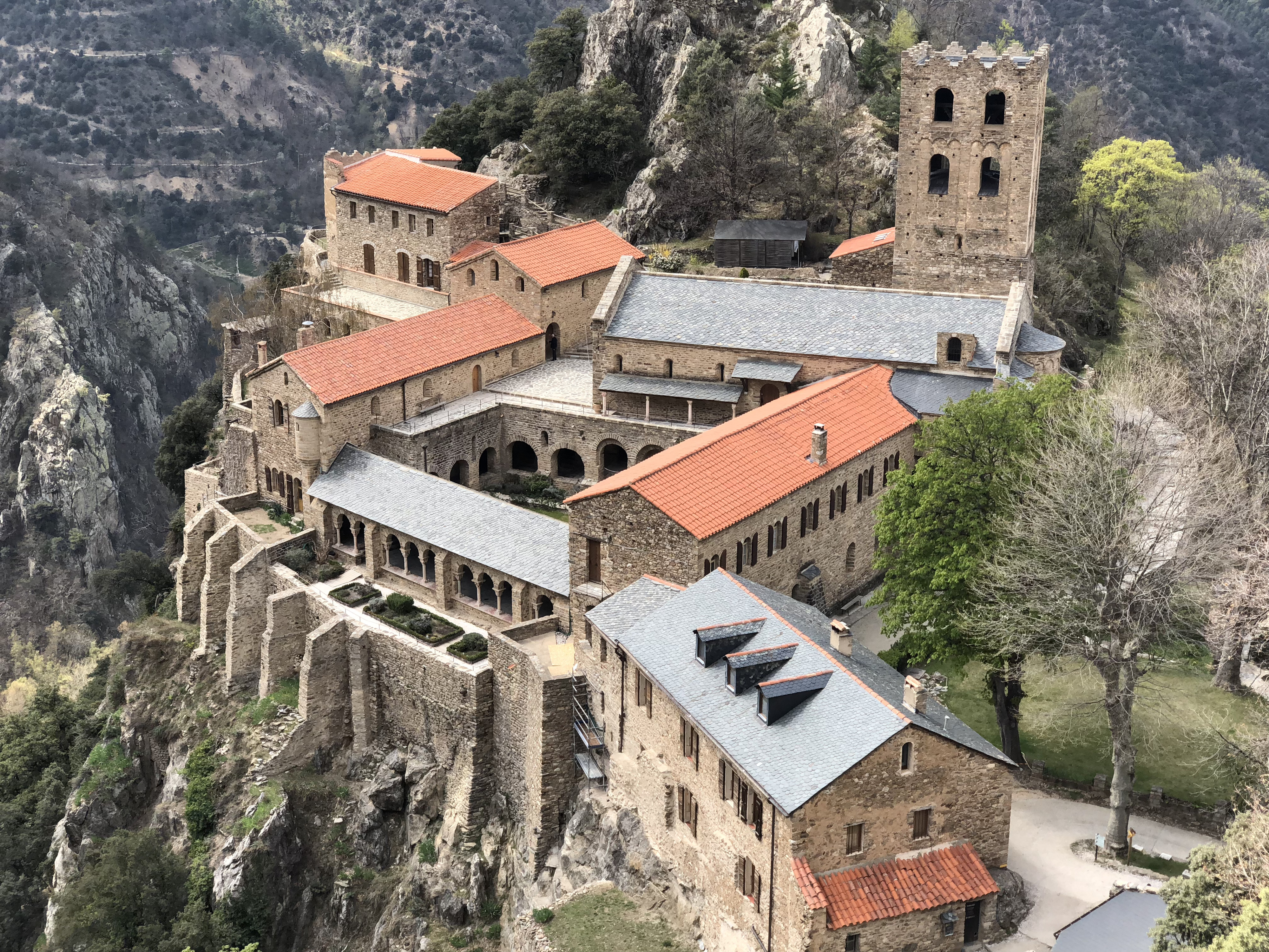 Picture France Abbaye Saint Martin du Canigou 2018-04 40 - Tours Abbaye Saint Martin du Canigou