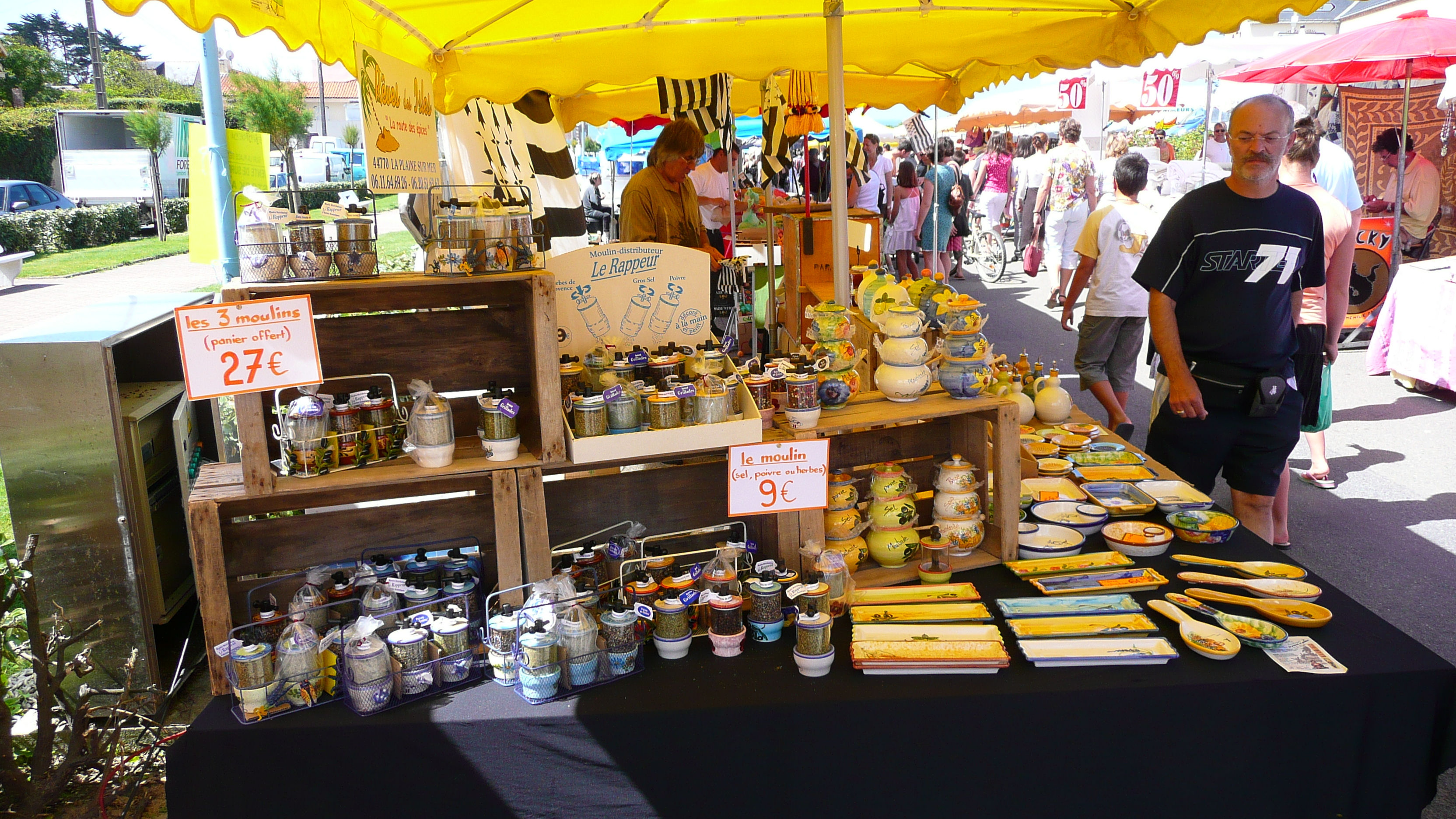 Picture France Prefailles Market in Prefailles 2007-07 11 - Tour Market in Prefailles