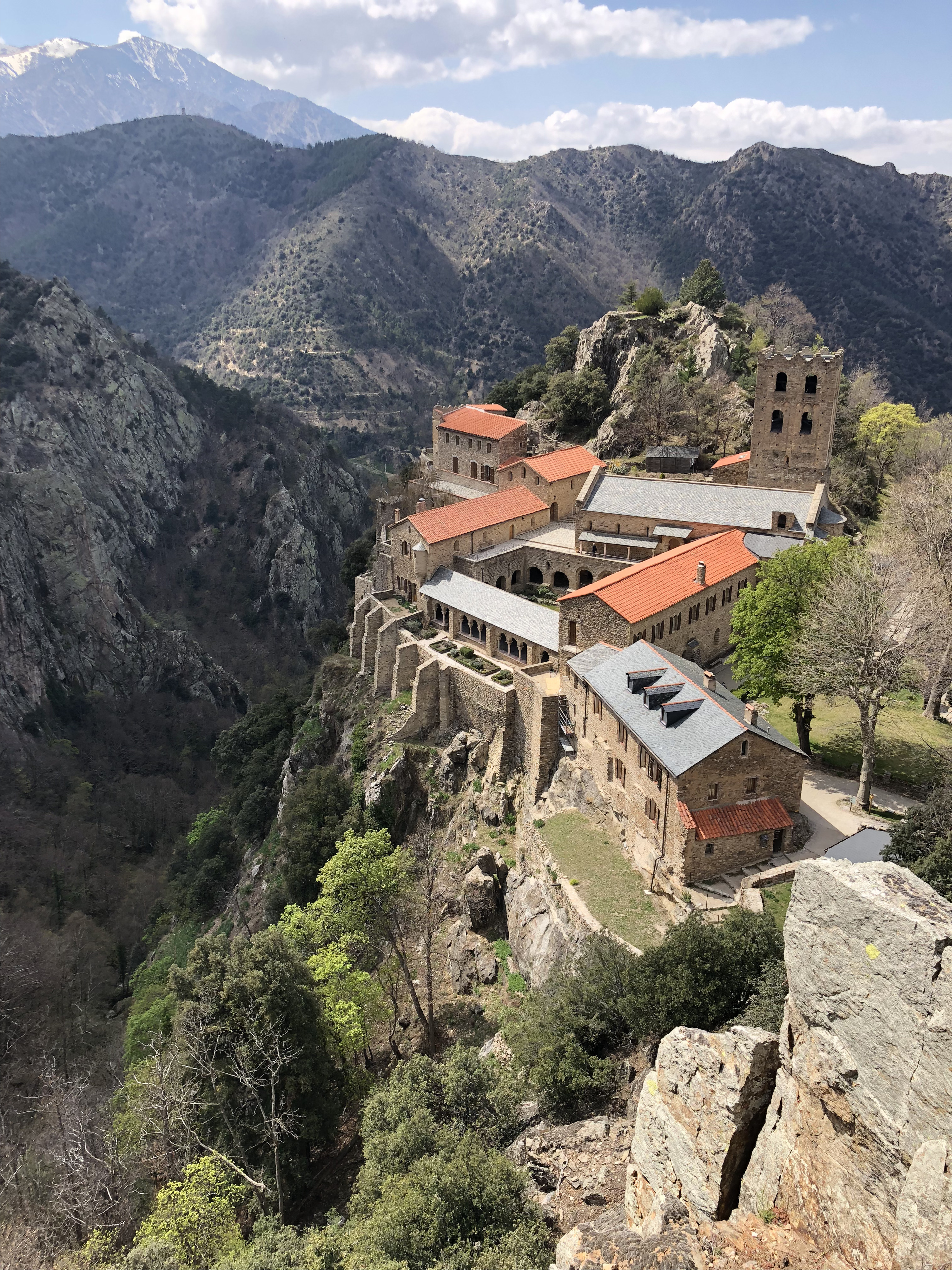 Picture France Abbaye Saint Martin du Canigou 2018-04 127 - Tour Abbaye Saint Martin du Canigou