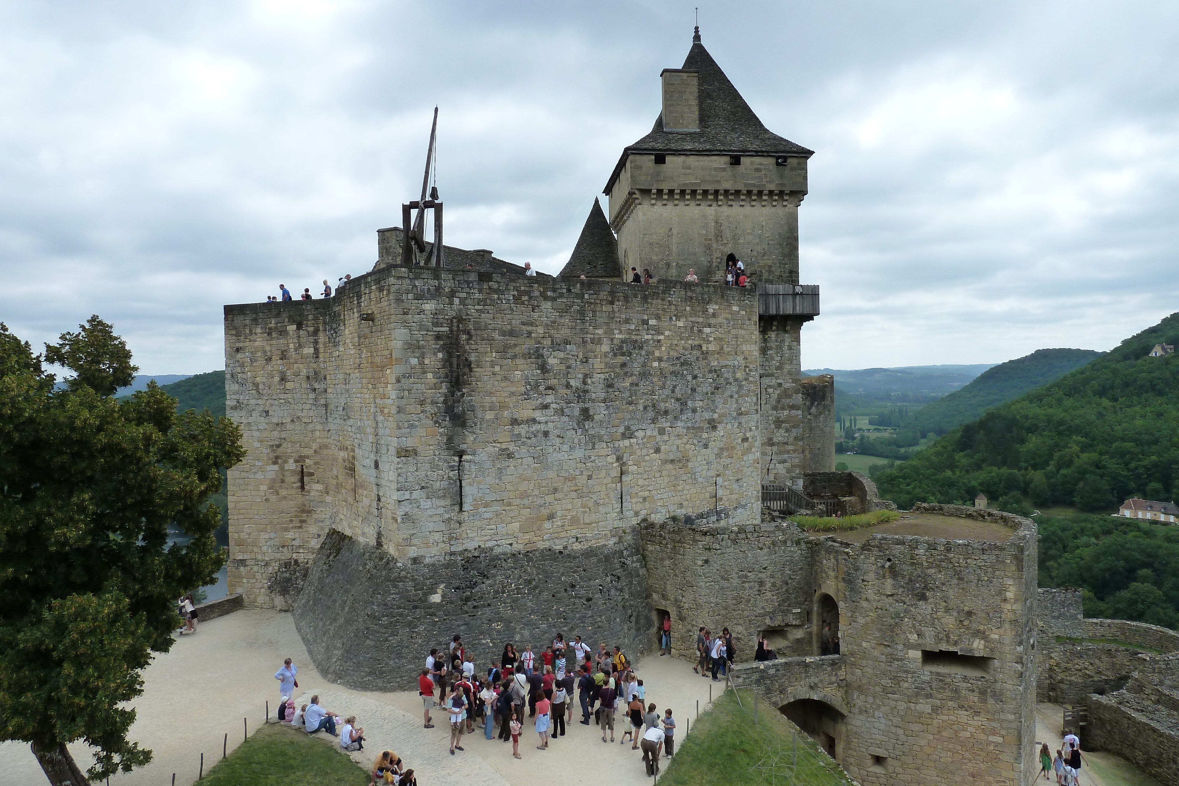 Picture France Castelnaud castle 2010-08 54 - Recreation Castelnaud castle