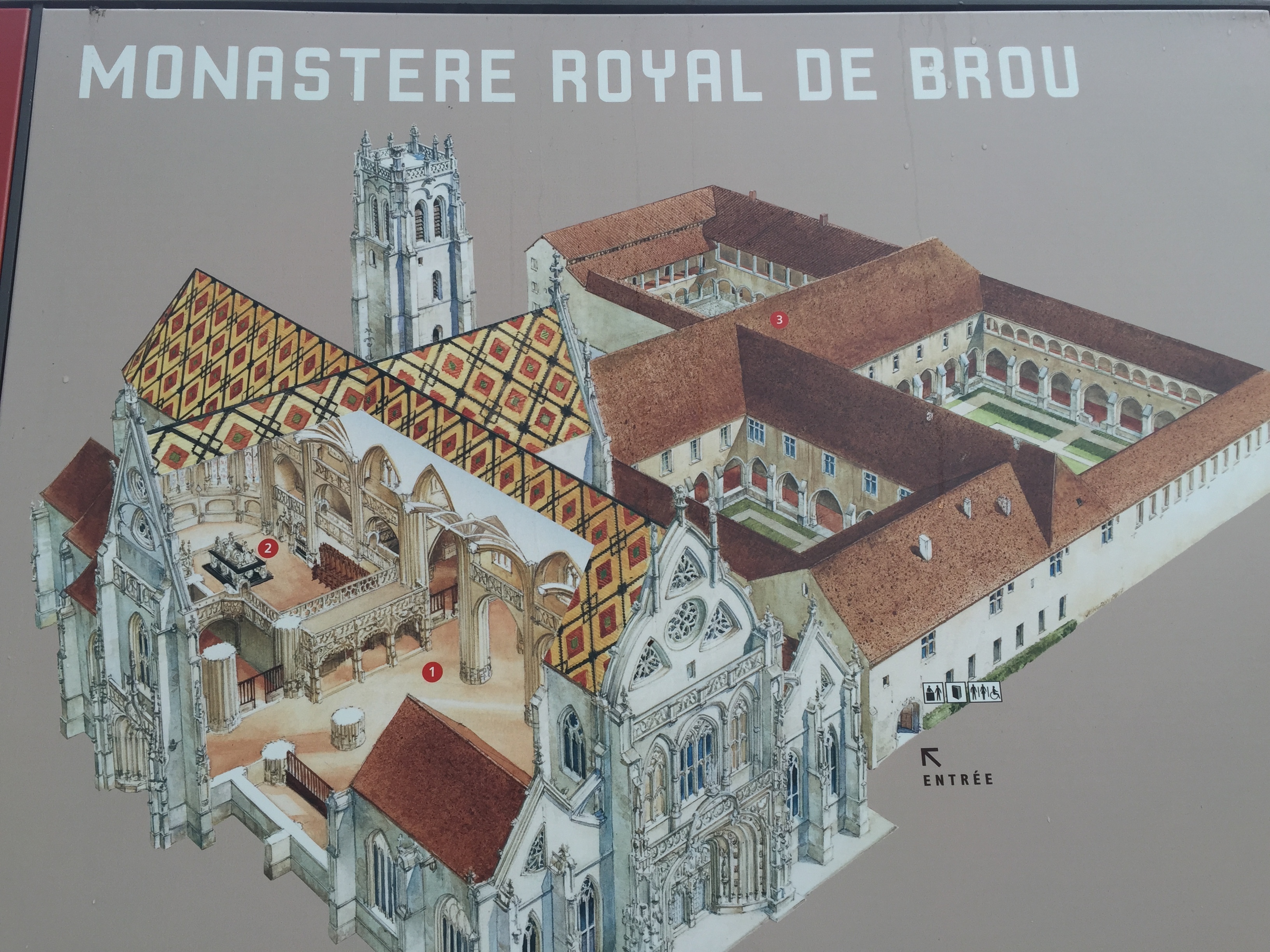 Picture France Bourg en Bresse Monastere Royal de Brou 2016-03 103 - Recreation Monastere Royal de Brou