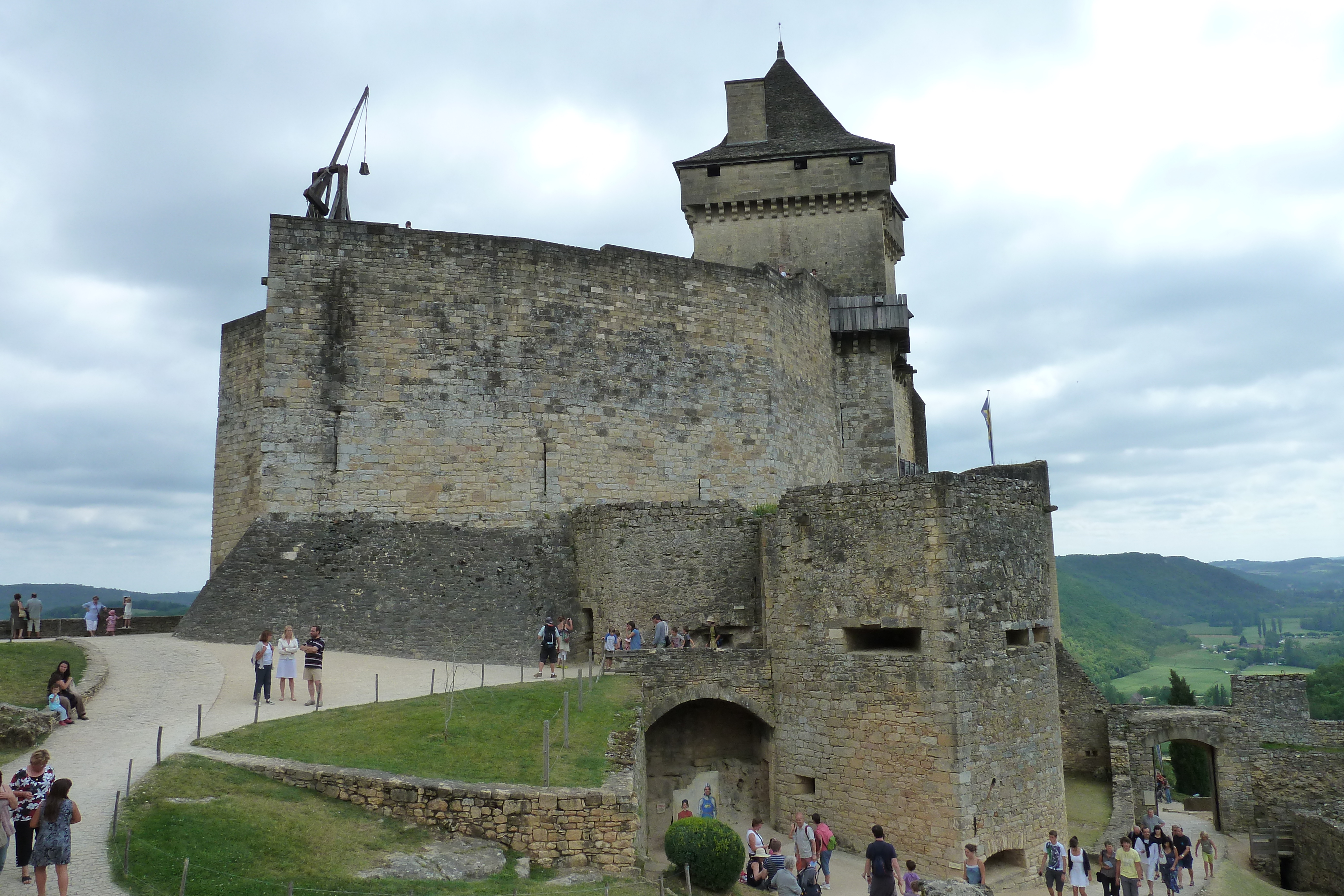 Picture France Castelnaud castle 2010-08 46 - Recreation Castelnaud castle