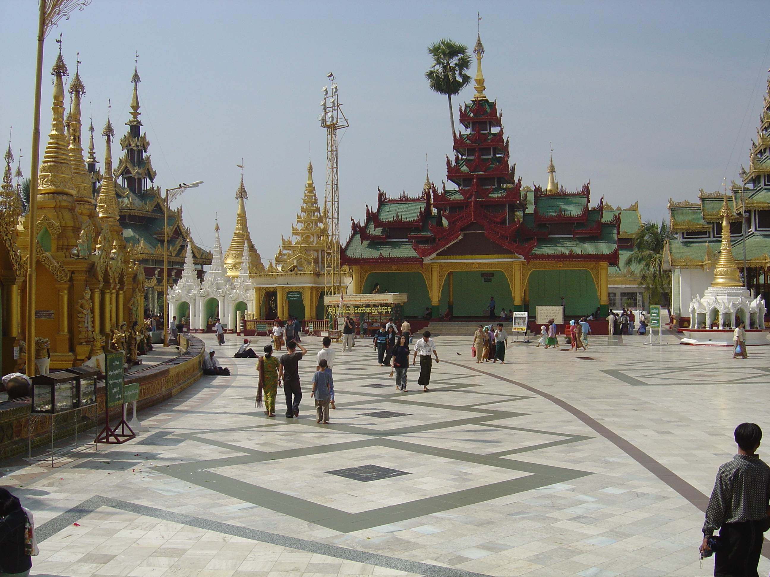 Picture Myanmar Yangon Shwedagon Pagoda 2005-01 48 - History Shwedagon Pagoda