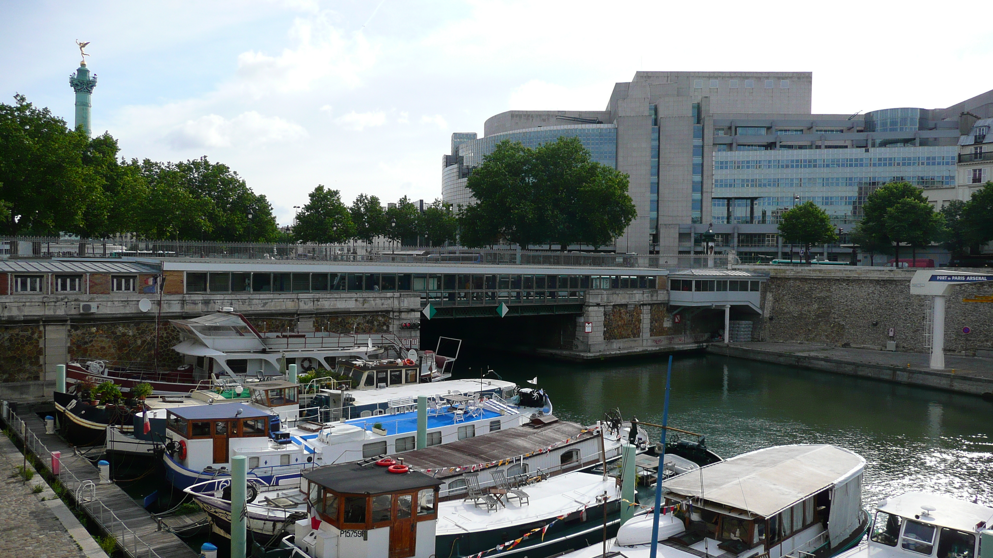 Picture France Paris Bastille Harbour 2007-06 28 - History Bastille Harbour