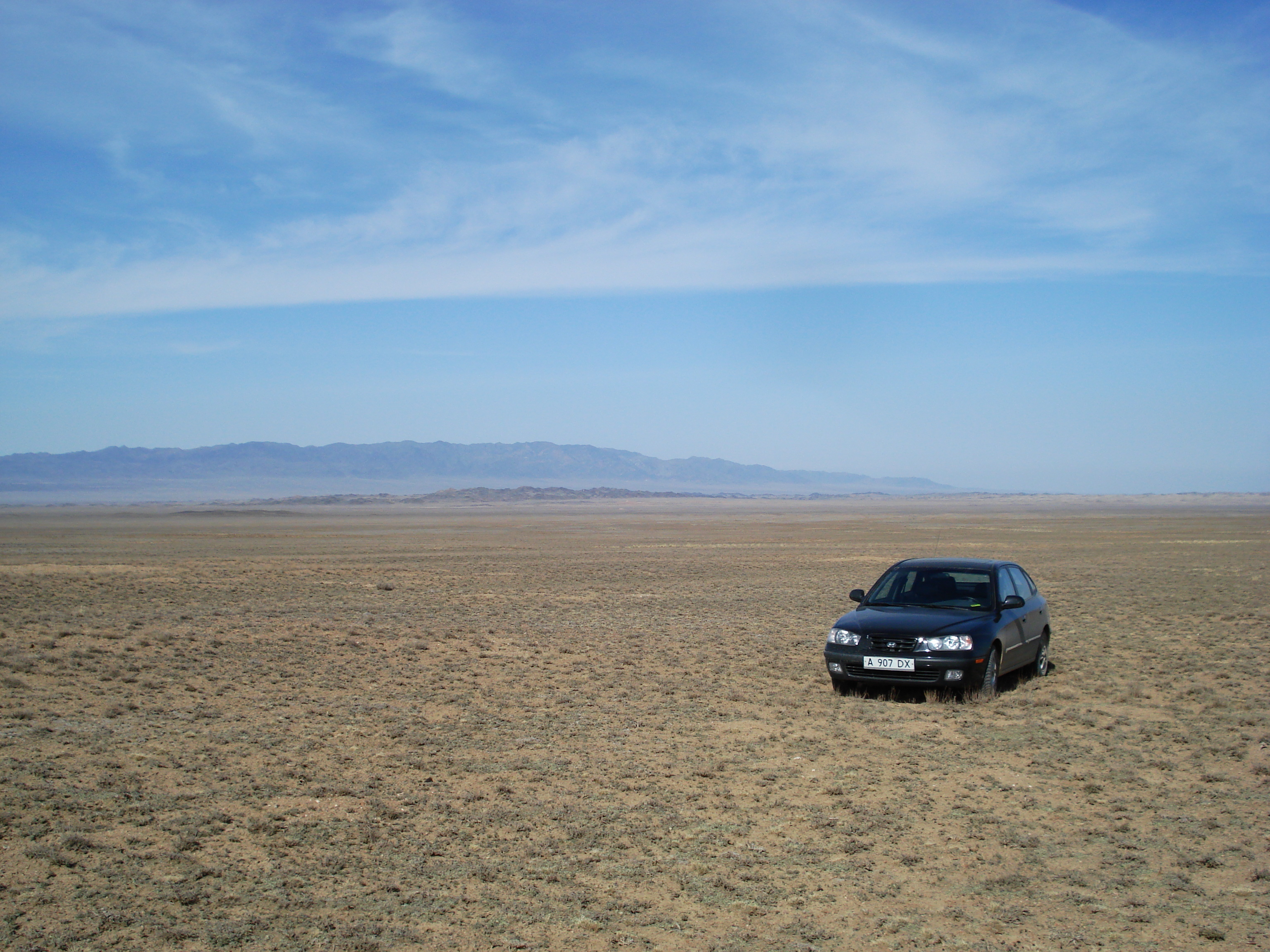 Picture Kazakhstan Almaty to Charyn Canyon road 2007-03 5 - Recreation Almaty to Charyn Canyon road