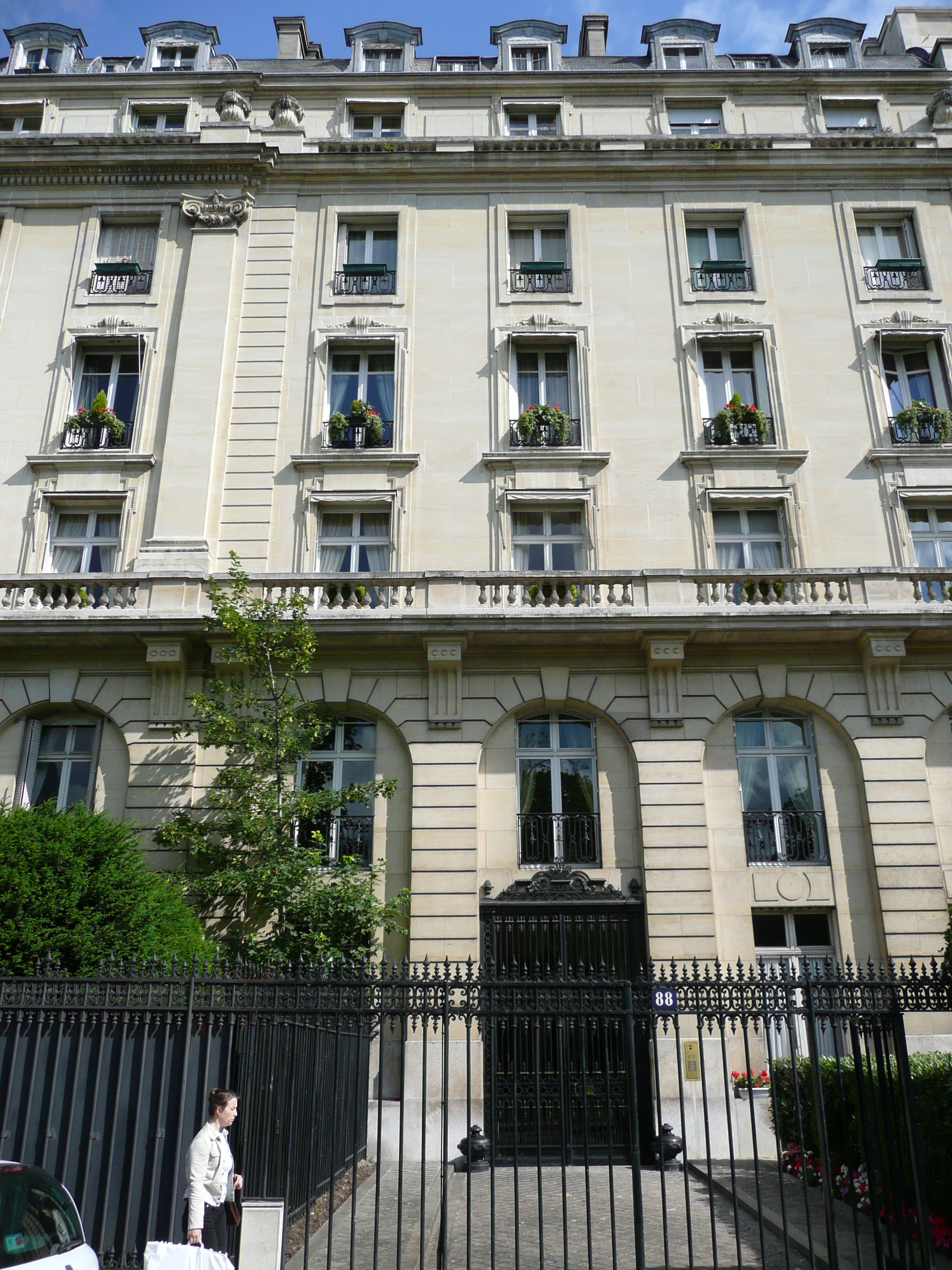 Picture France Paris Avenue Foch 2007-06 8 - Center Avenue Foch