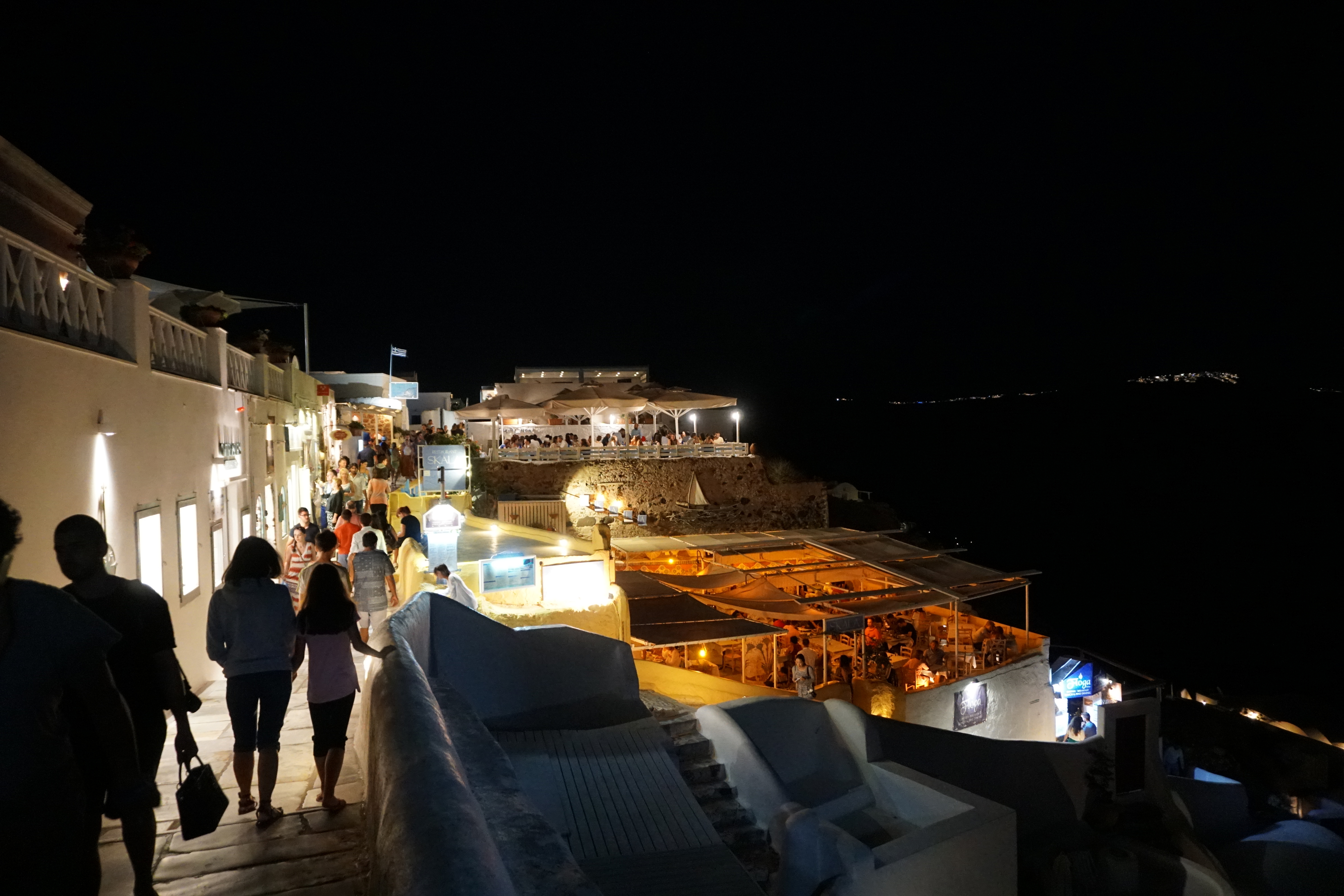 Picture Greece Santorini Oia Oia by Night 2016-07 11 - History Oia by Night