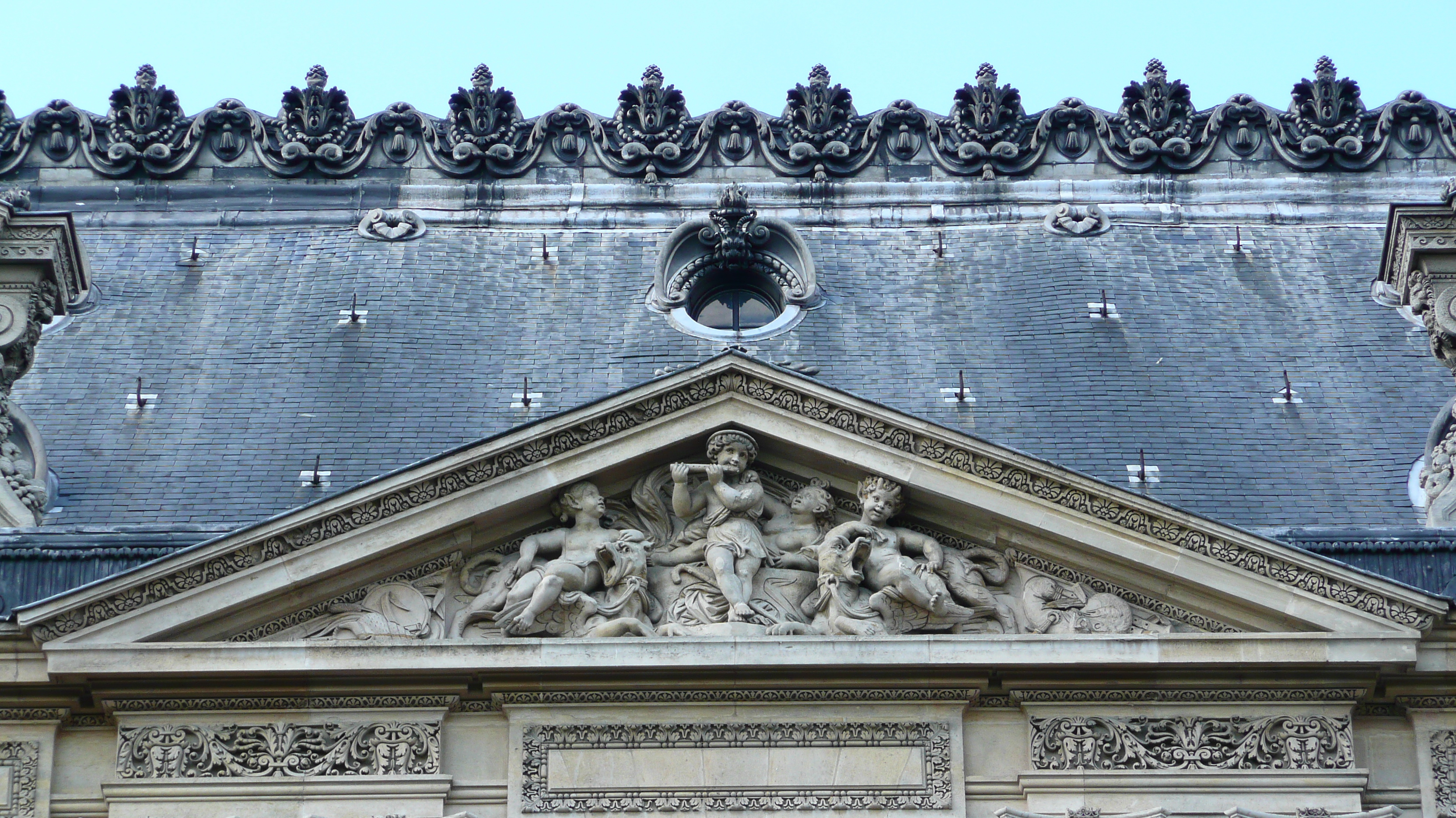 Picture France Paris Louvre Riverside facade of Louvre 2007-07 49 - Around Riverside facade of Louvre