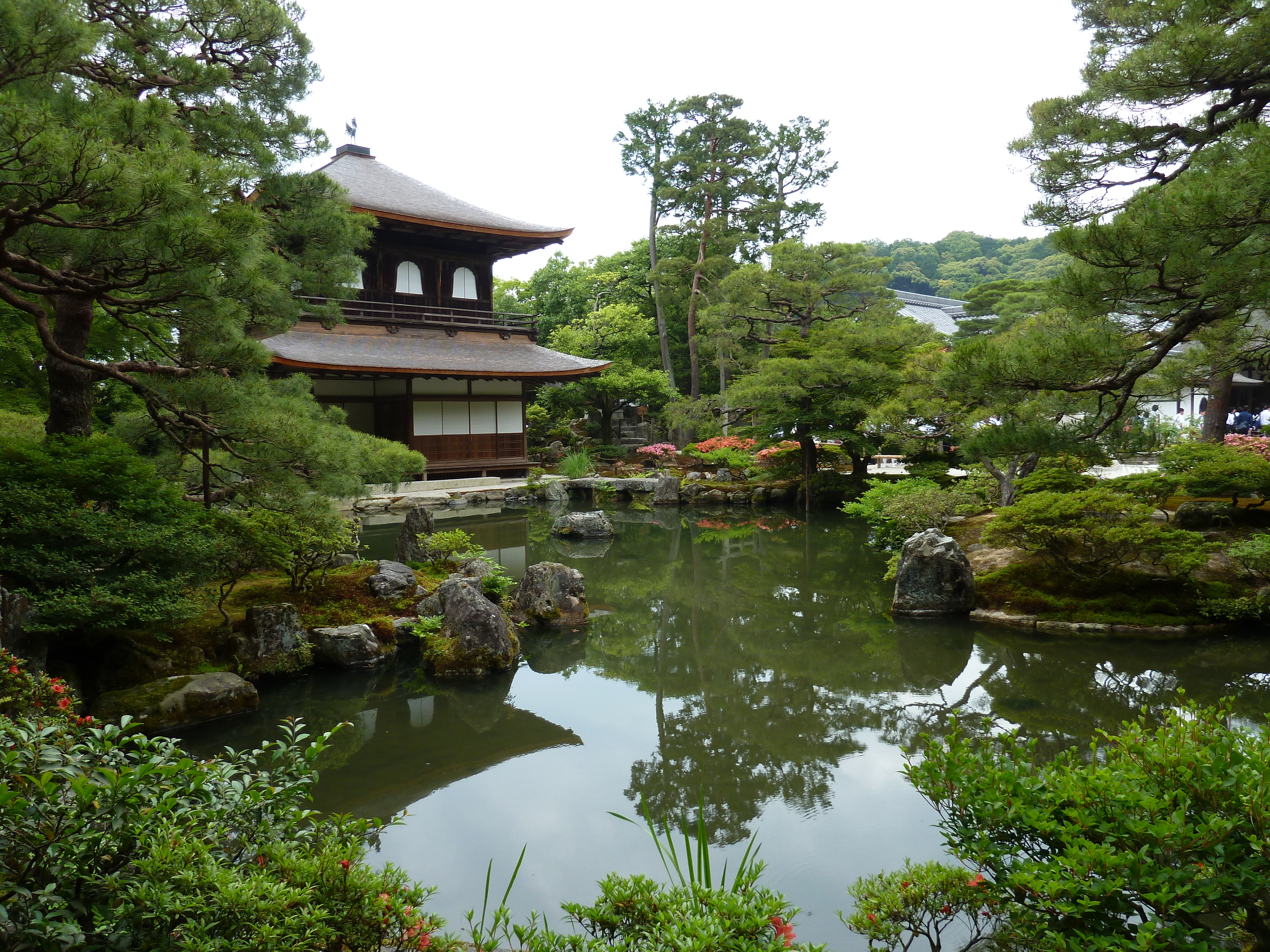 Picture Japan Kyoto Ginkakuji Temple(Silver Pavilion) 2010-06 77 - Center Ginkakuji Temple(Silver Pavilion)