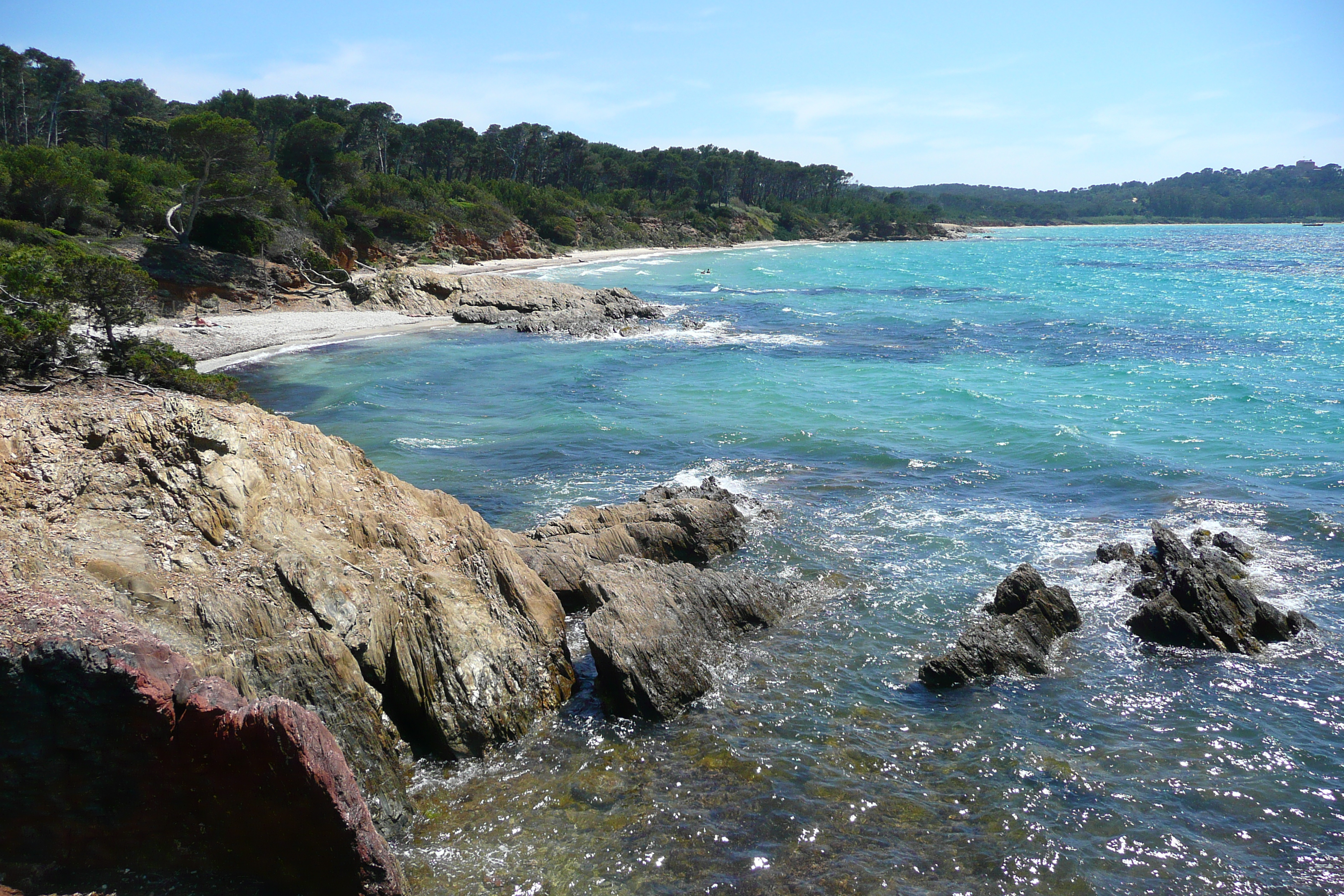 Picture France Porquerolles Island Lequin beach 2008-05 7 - Discovery Lequin beach