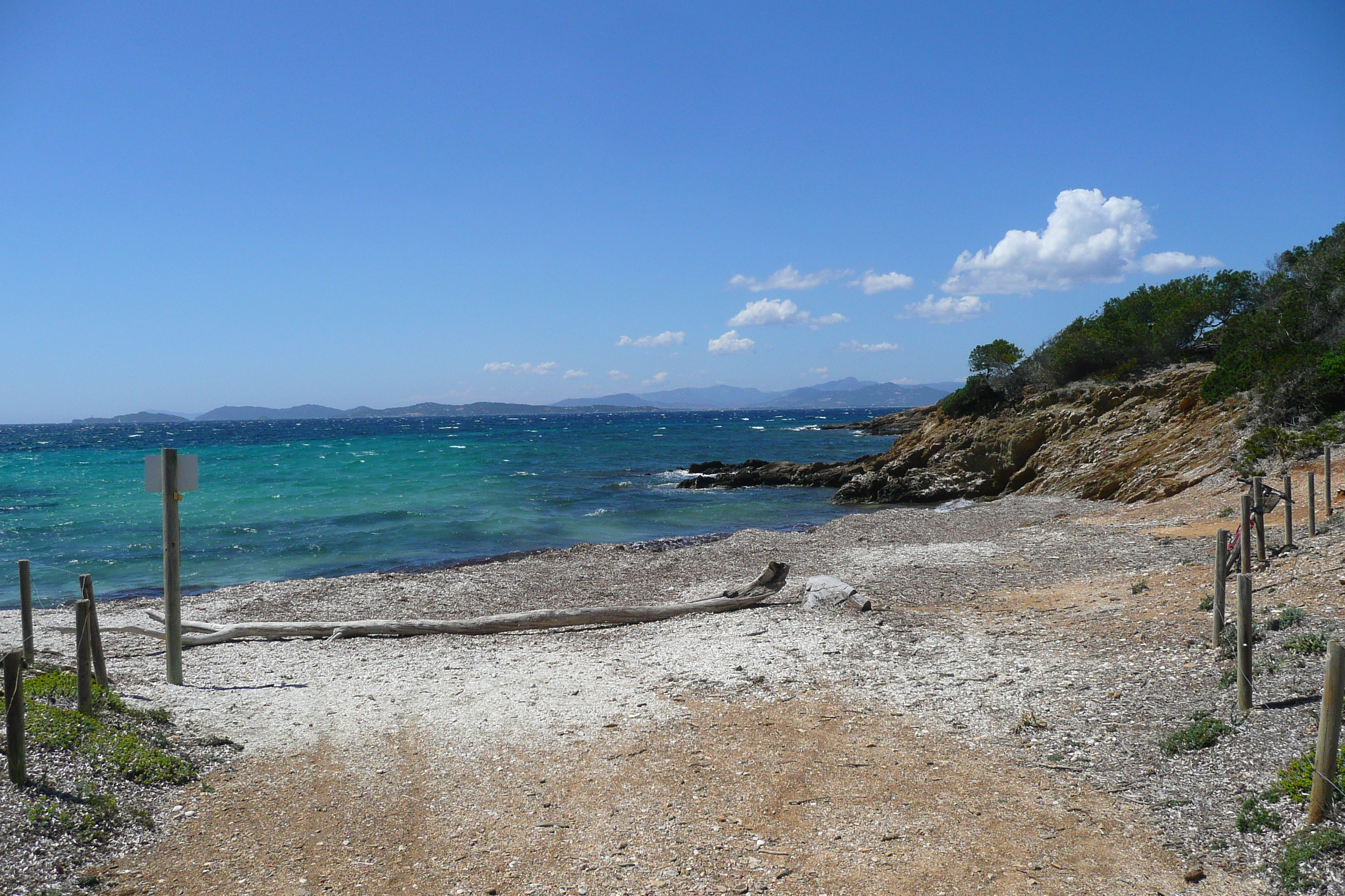 Picture France Porquerolles Island Lequin beach 2008-05 17 - Tours Lequin beach