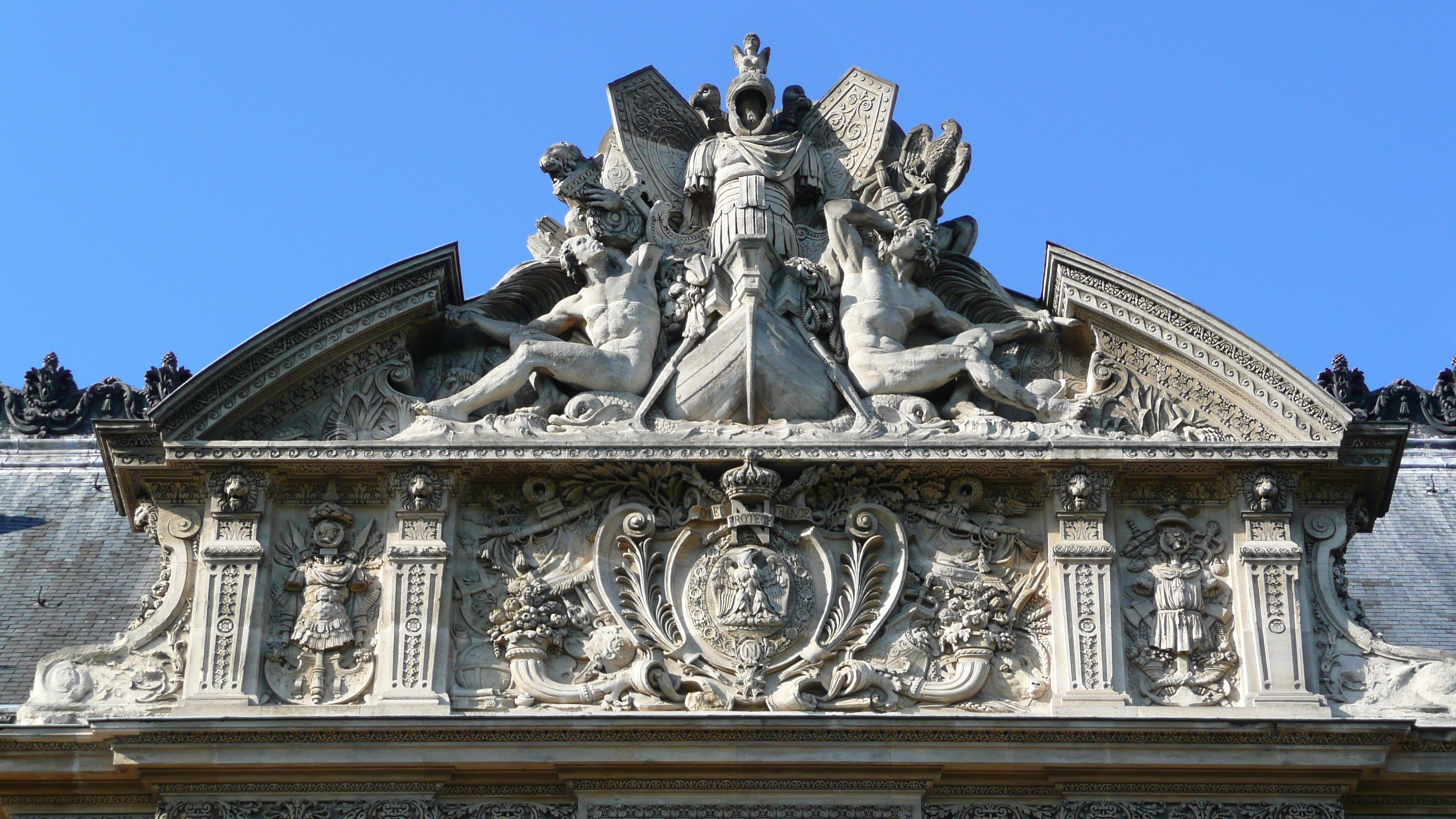 Picture France Paris Louvre Riverside facade of Louvre 2007-07 43 - Around Riverside facade of Louvre