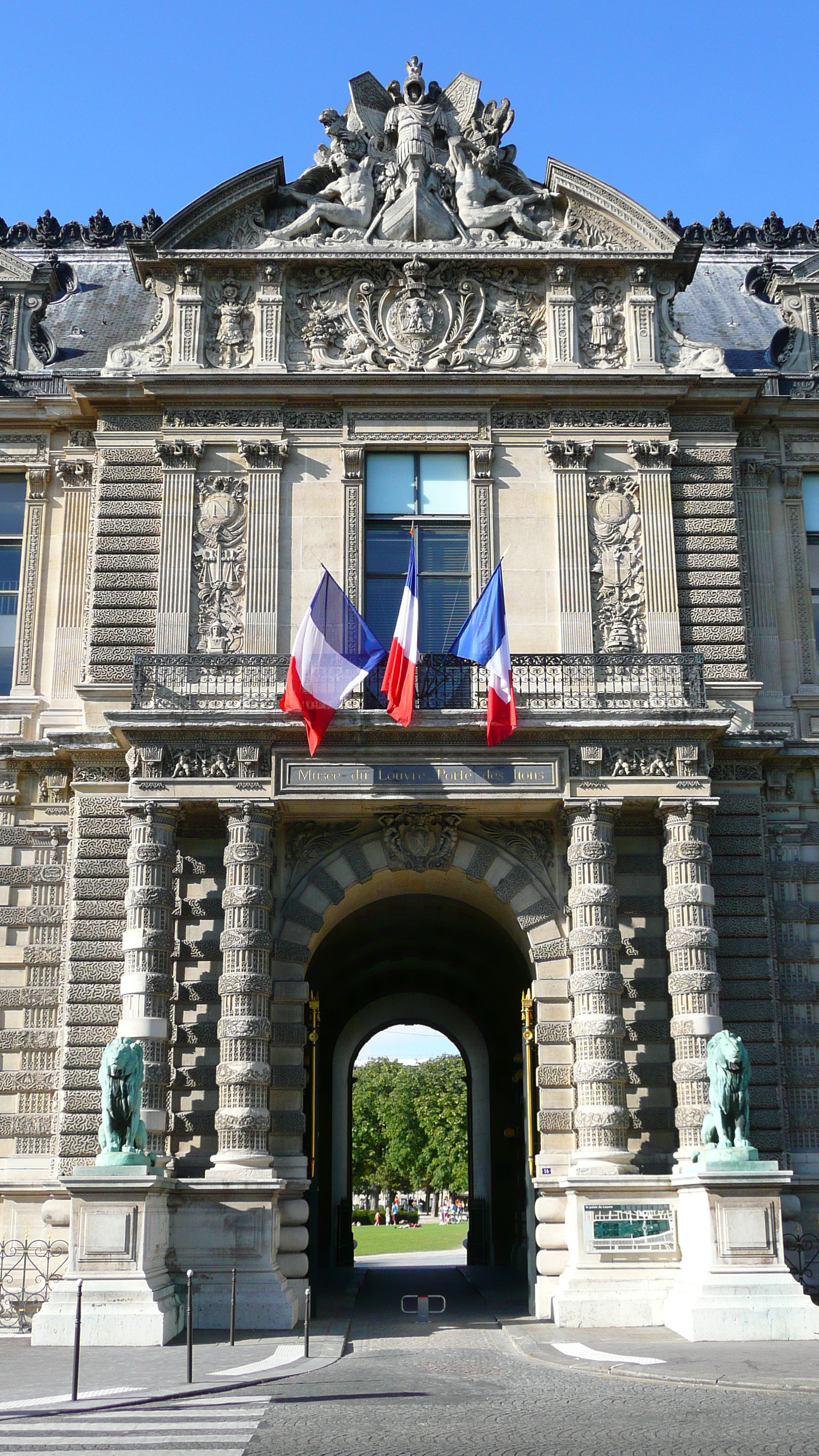 Picture France Paris Louvre Riverside facade of Louvre 2007-07 63 - Journey Riverside facade of Louvre