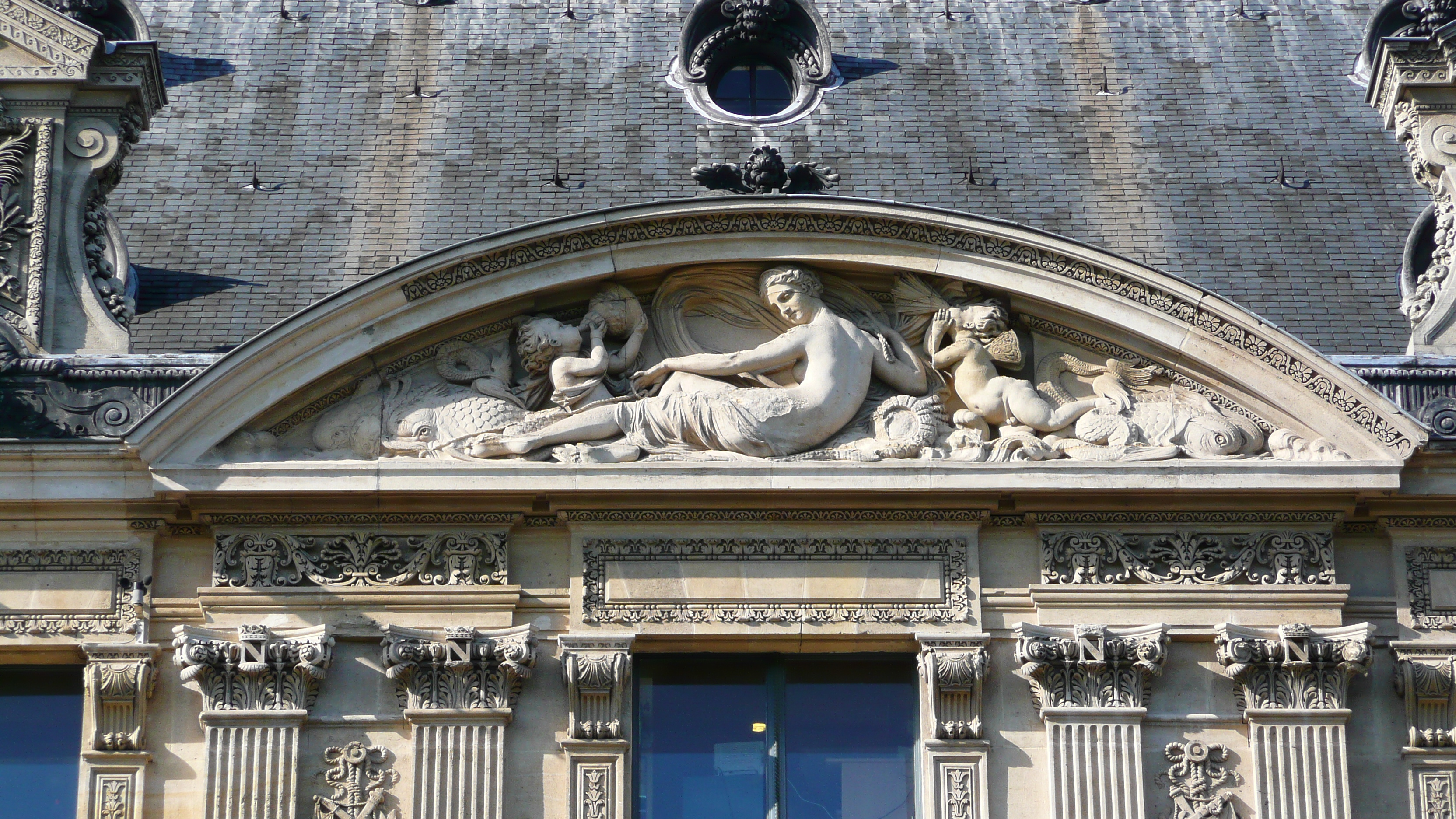 Picture France Paris Louvre Riverside facade of Louvre 2007-07 74 - Around Riverside facade of Louvre