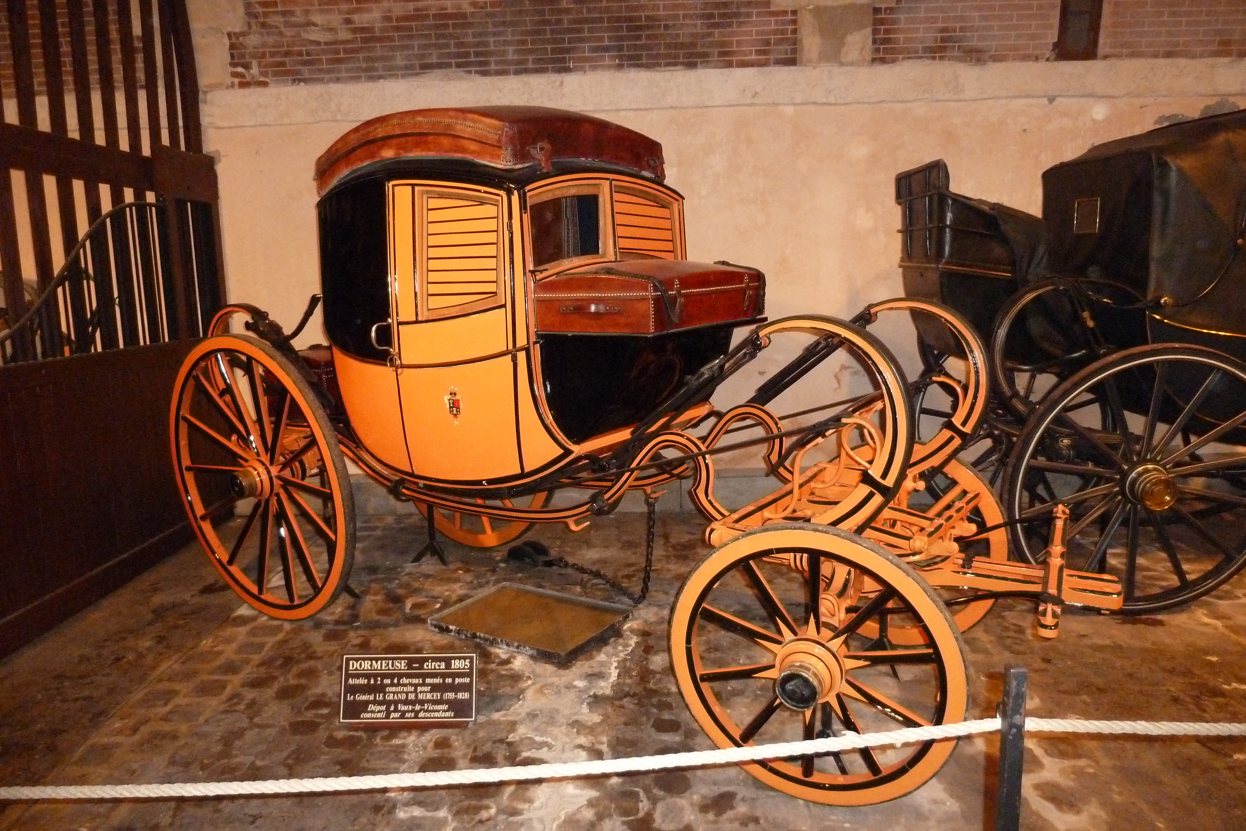 Picture France Vaux Le Vicomte Castle Horse driven carriages museum 2010-09 6 - Center Horse driven carriages museum