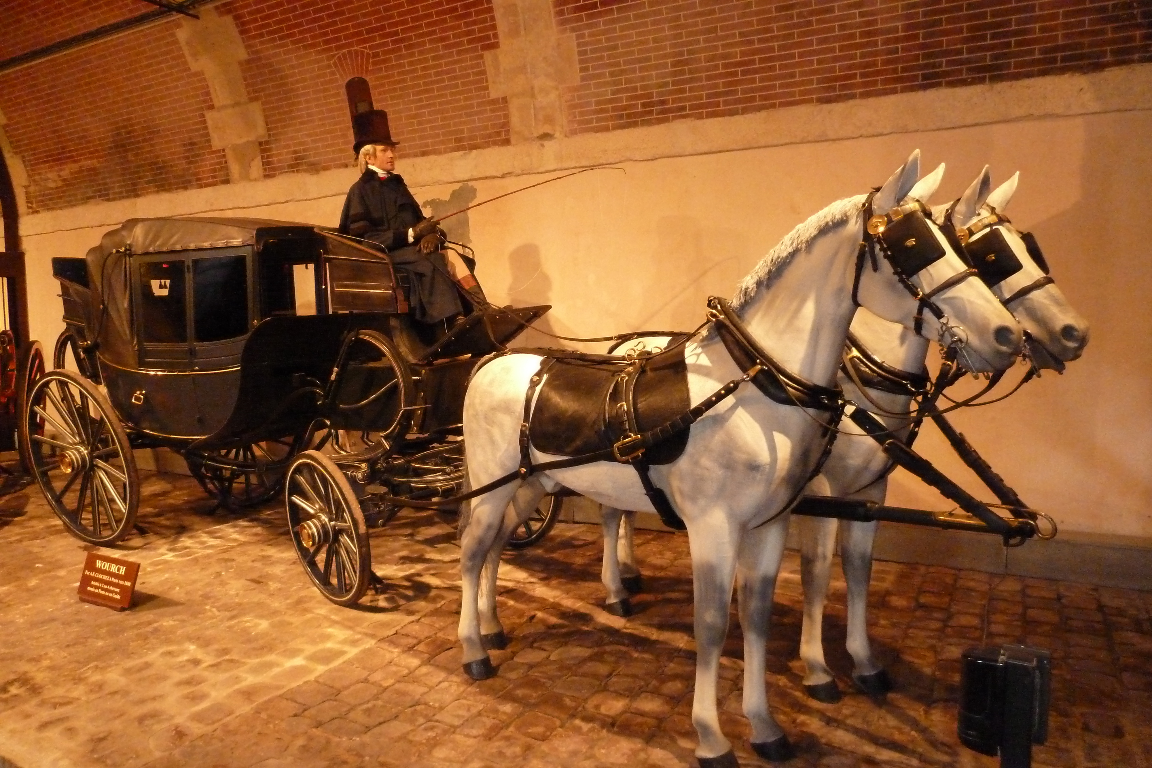 Picture France Vaux Le Vicomte Castle Horse driven carriages museum 2010-09 7 - Center Horse driven carriages museum