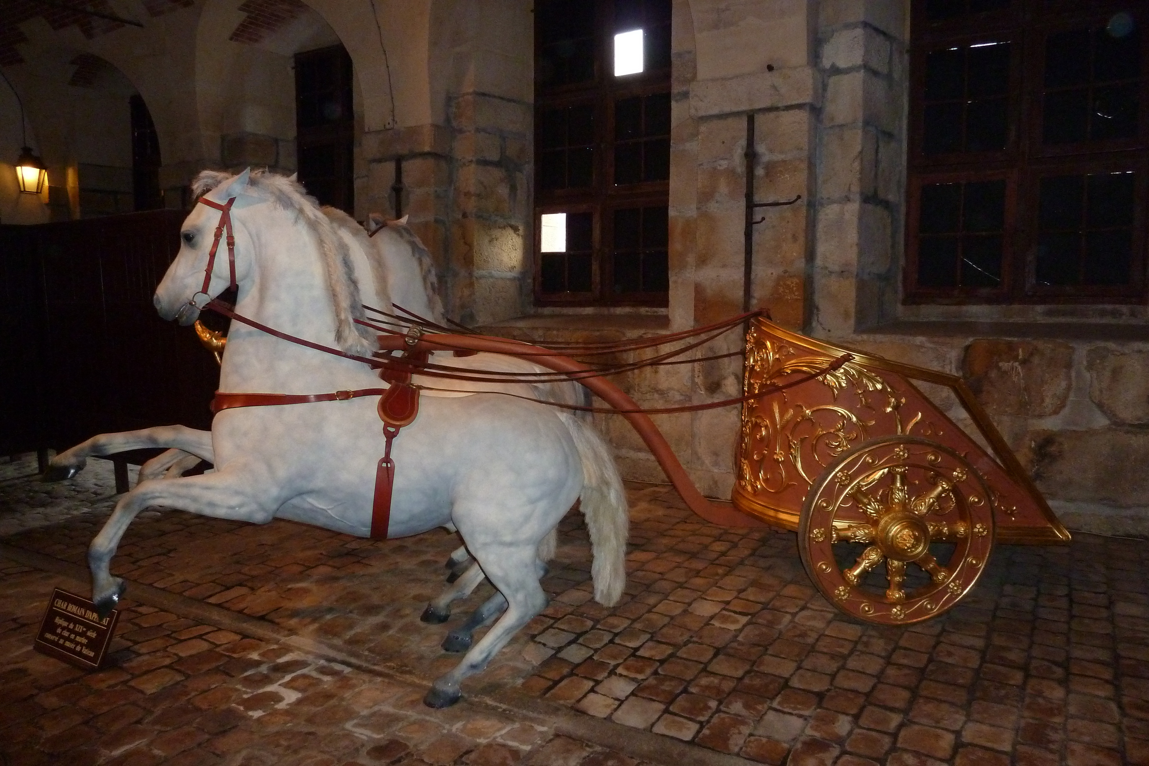 Picture France Vaux Le Vicomte Castle Horse driven carriages museum 2010-09 1 - Recreation Horse driven carriages museum