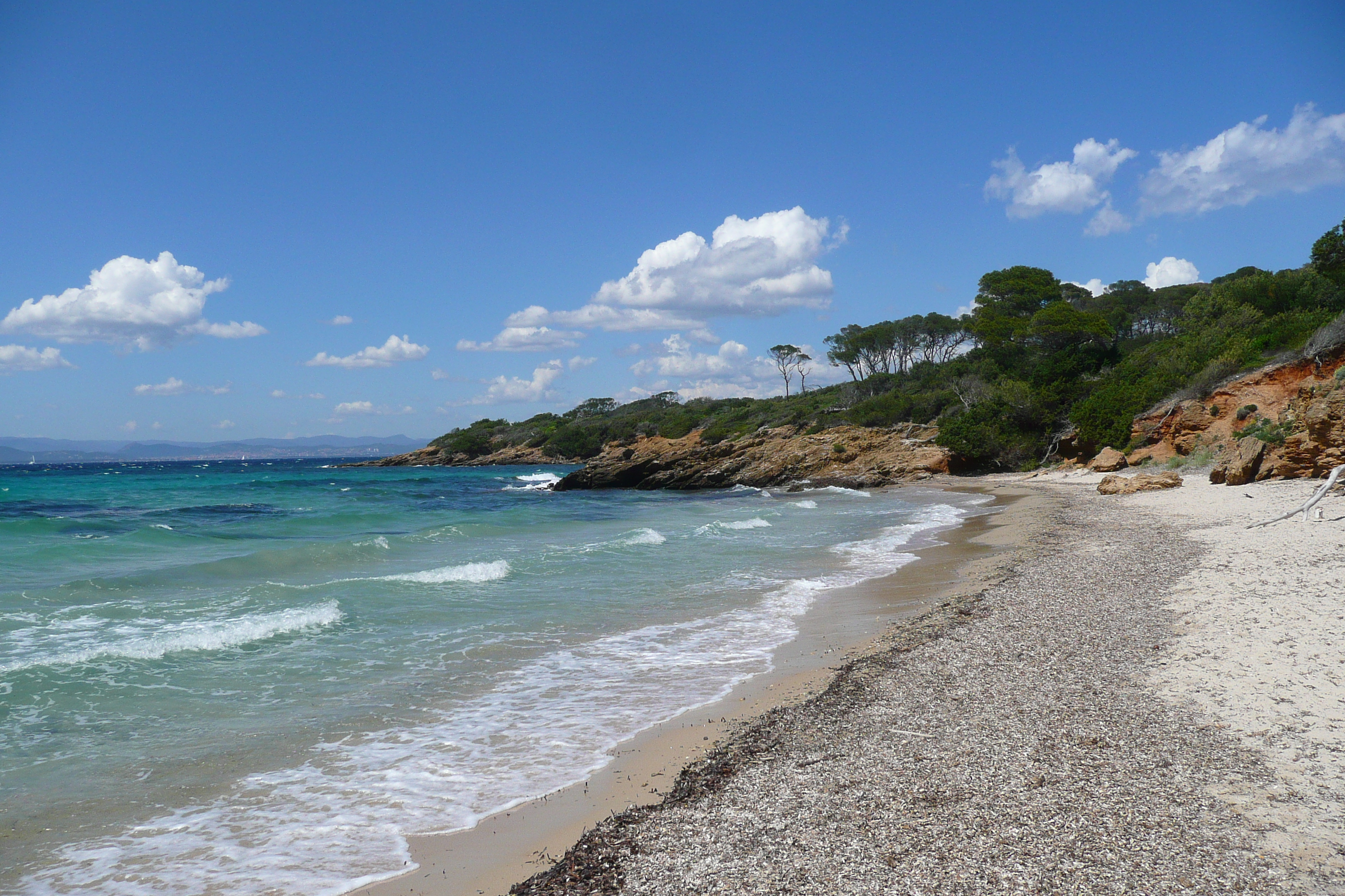 Picture France Porquerolles Island Lequin beach 2008-05 13 - Tours Lequin beach