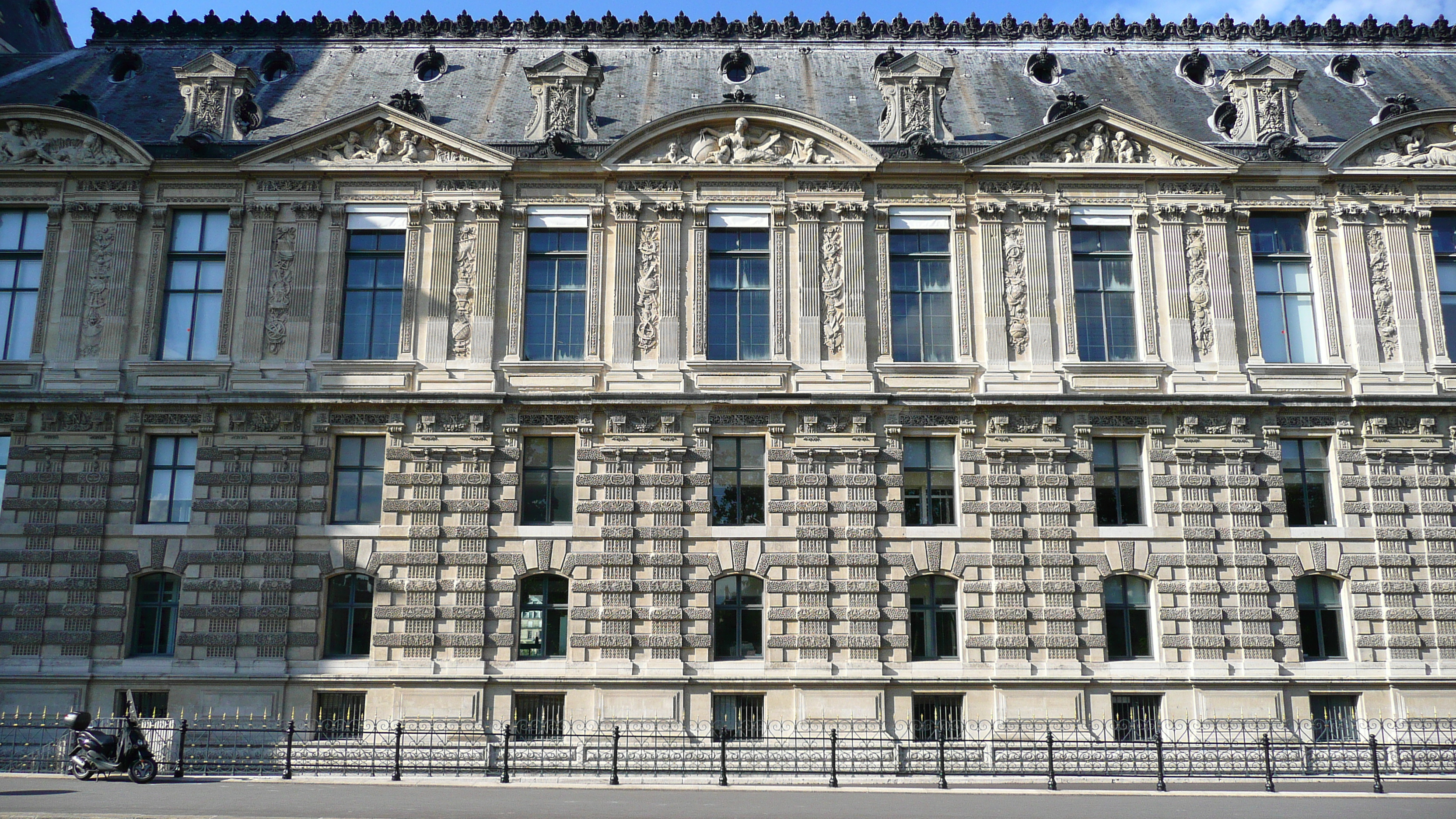 Picture France Paris Louvre Riverside facade of Louvre 2007-07 60 - Around Riverside facade of Louvre