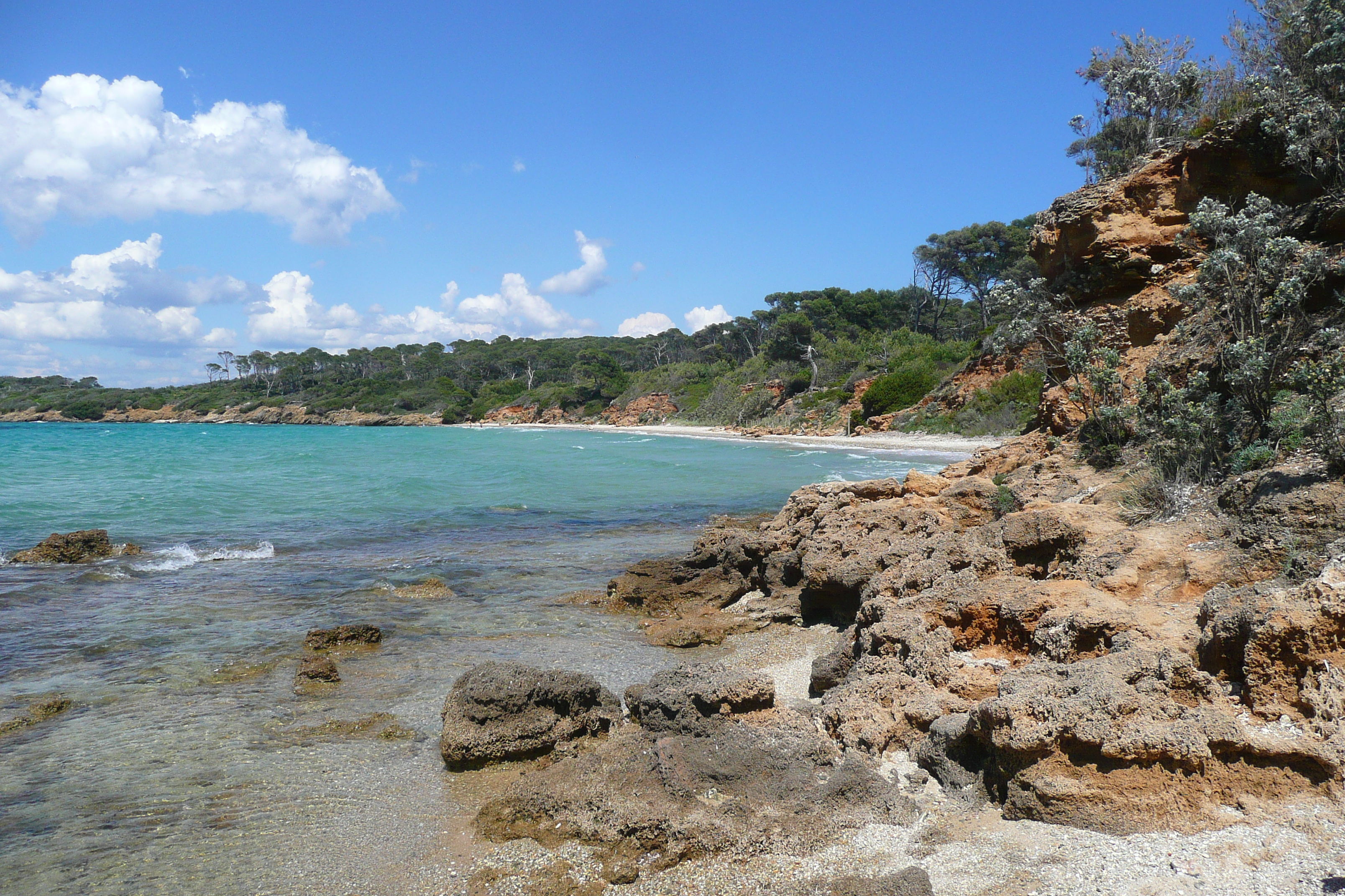 Picture France Porquerolles Island Lequin beach 2008-05 20 - Center Lequin beach