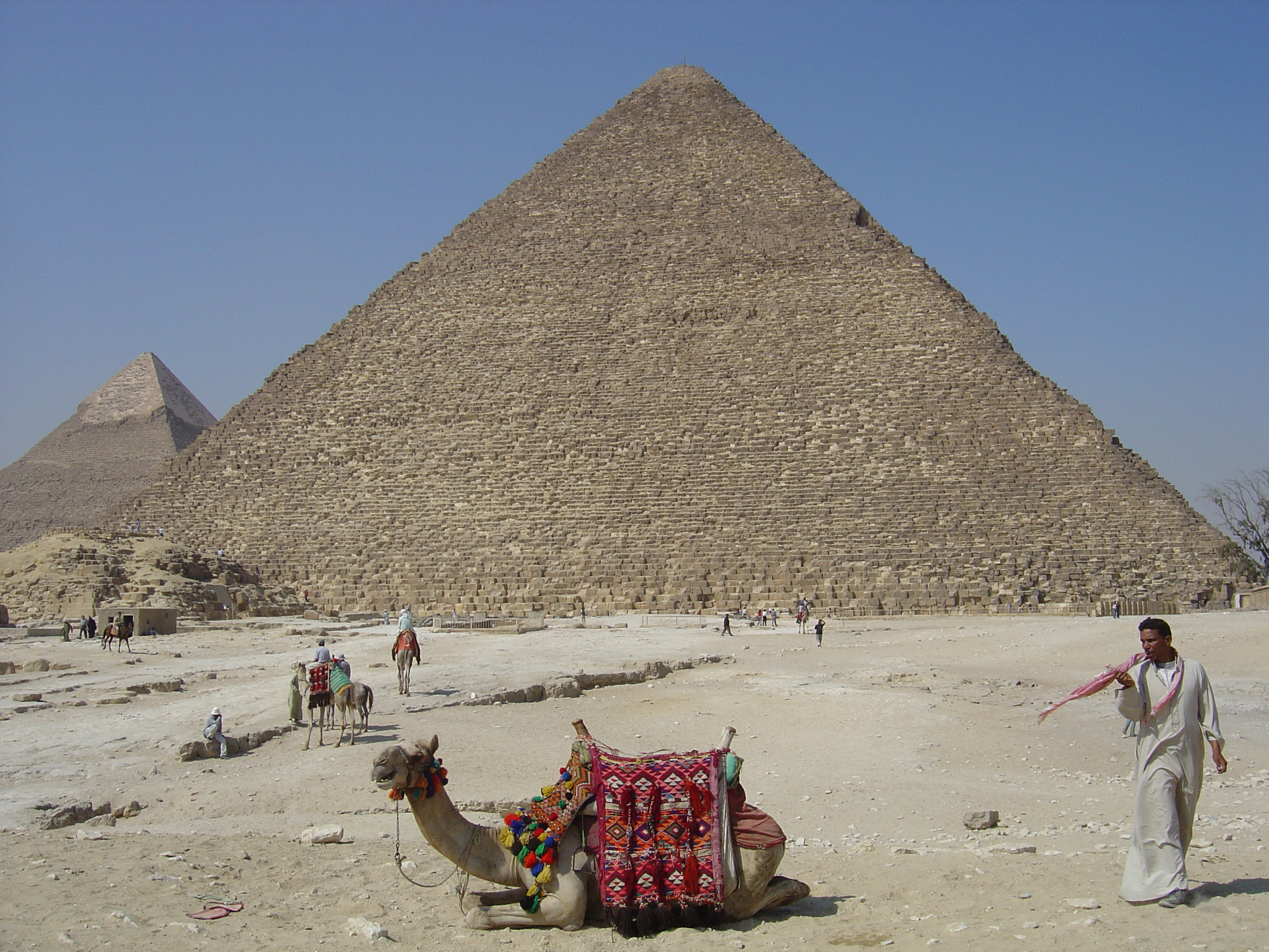 Picture Egypt Gyza Pyramids 2004-09 38 - History Gyza Pyramids