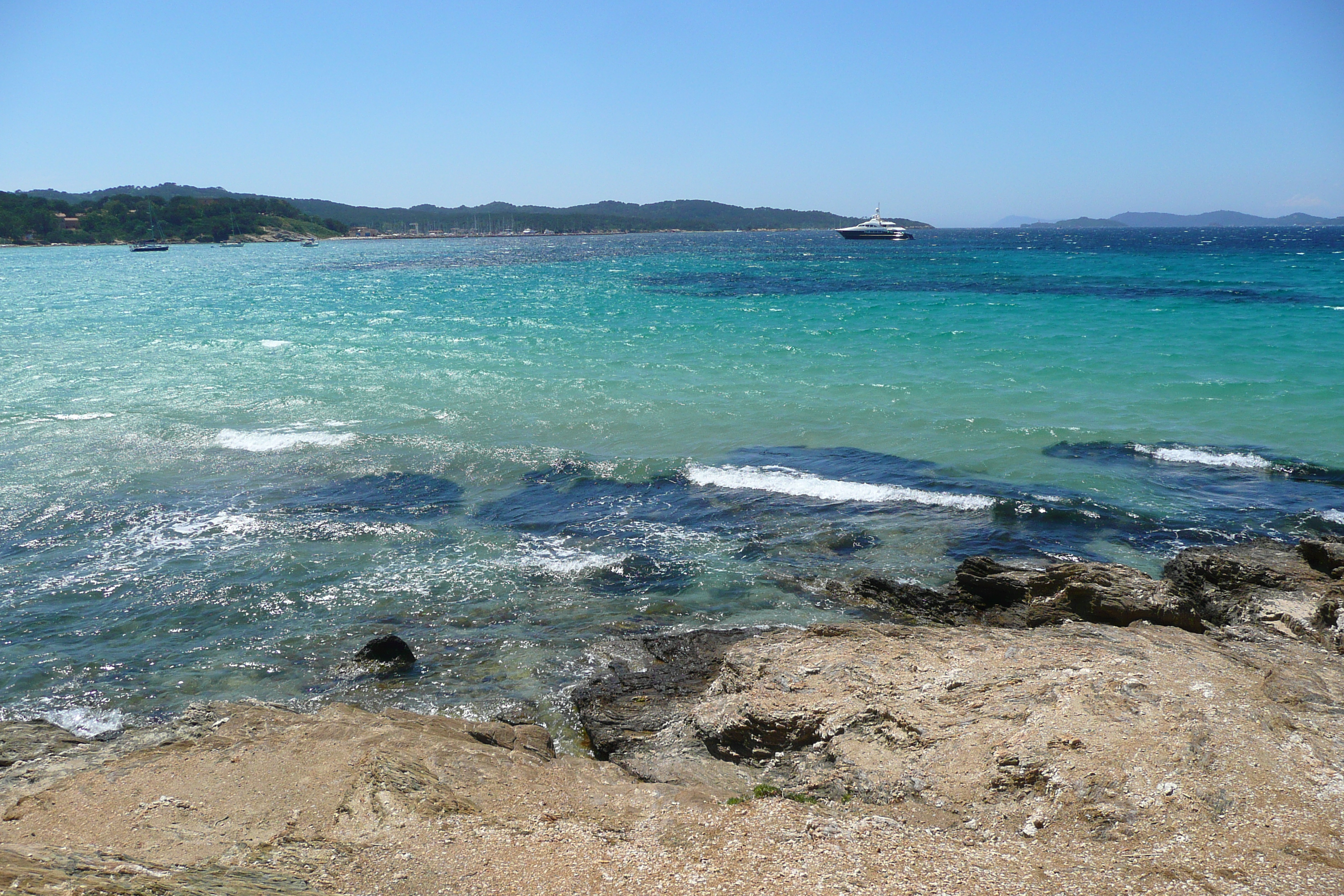 Picture France Porquerolles Island Courtade beach 2008-05 18 - Center Courtade beach